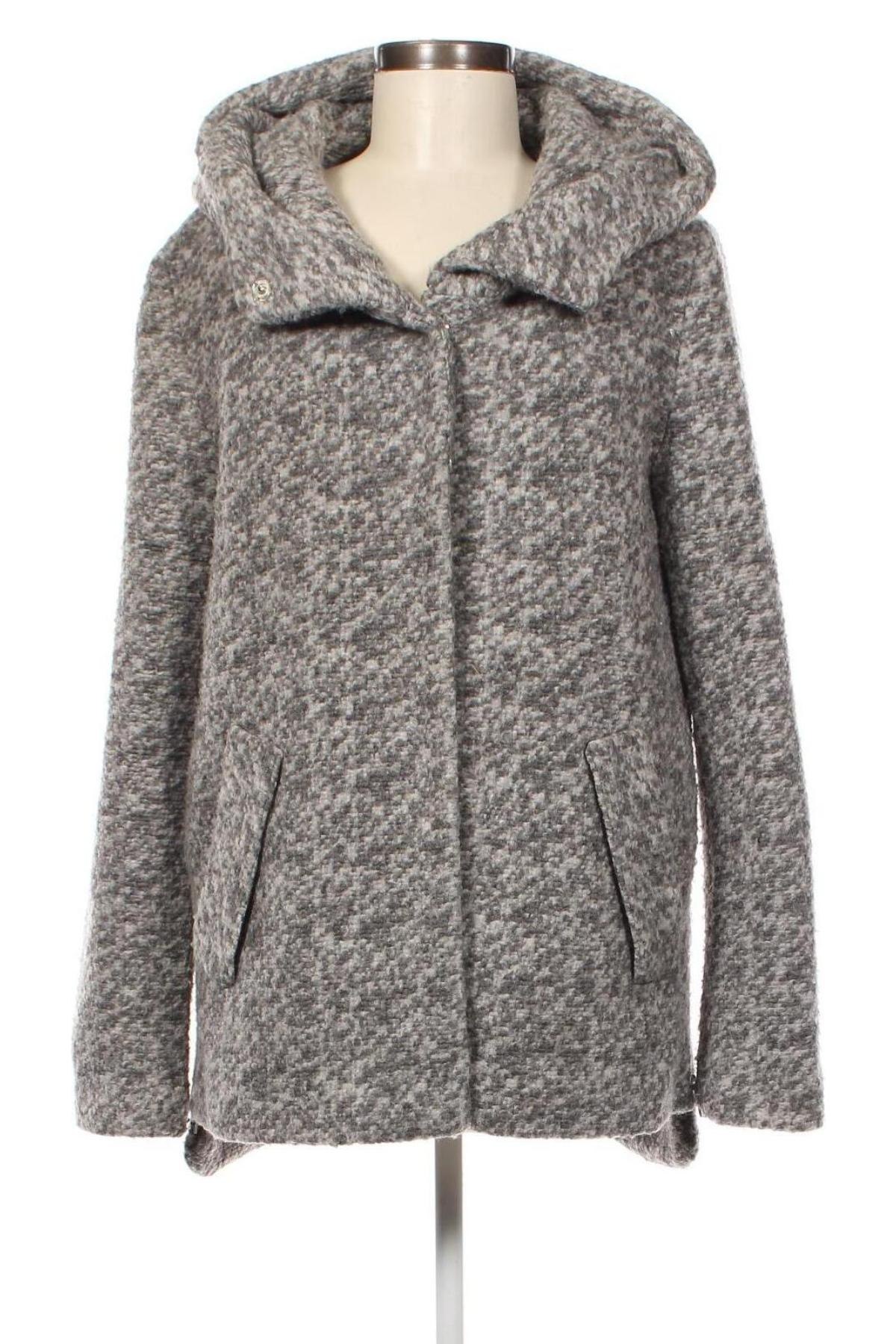 Дамско палто Yessica, Размер M, Цвят Сив, Цена 63,13 лв.
