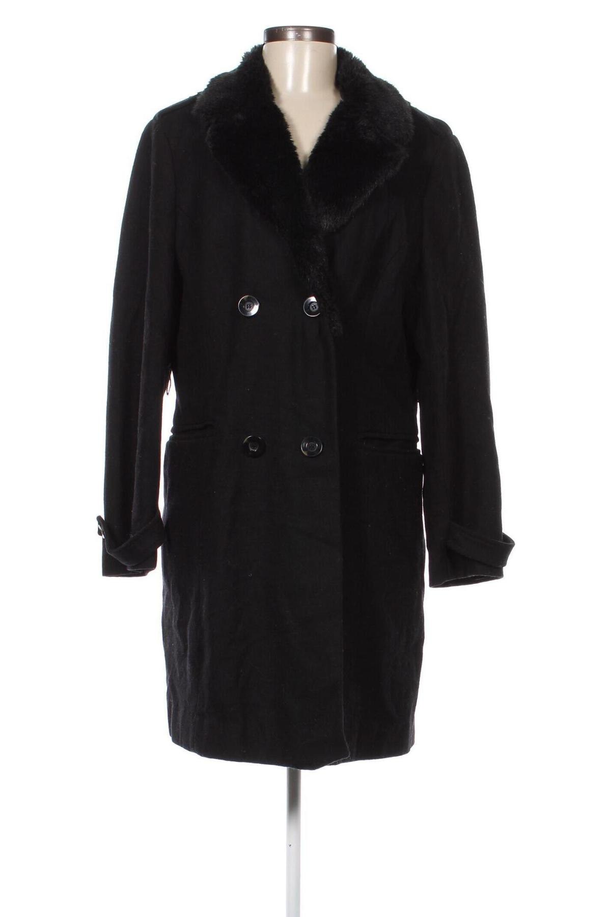 Γυναικείο παλτό Yessica, Μέγεθος L, Χρώμα Μαύρο, Τιμή 41,04 €