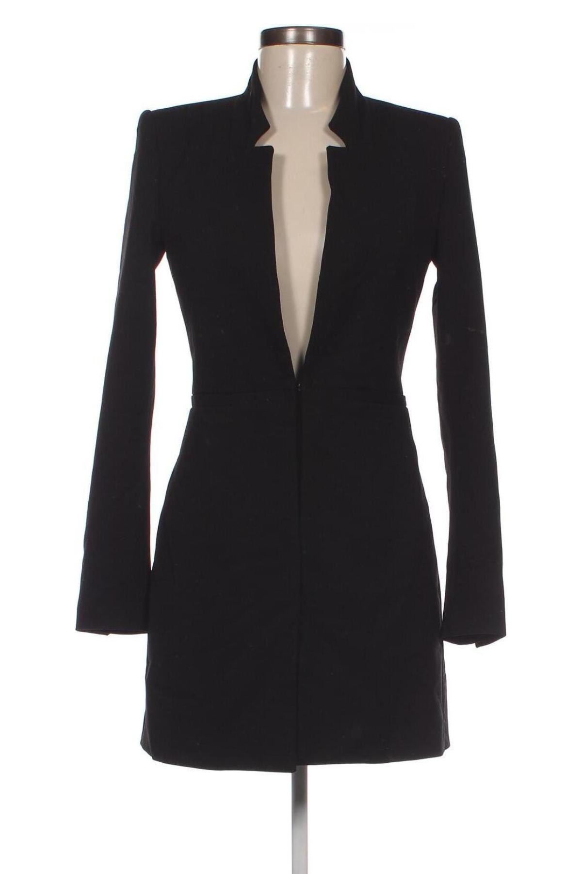 Damenmantel Zara, Größe XS, Farbe Schwarz, Preis 17,22 €