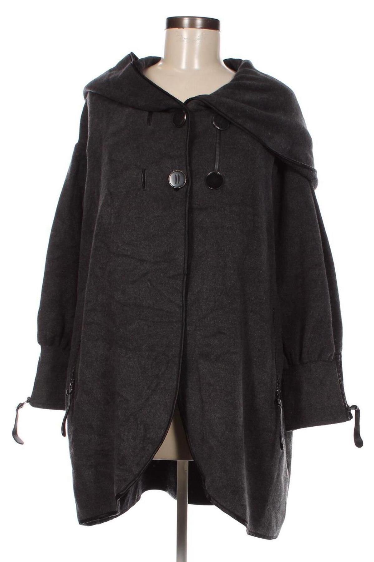 Palton de femei Zara, Mărime M, Culoare Gri, Preț 138,68 Lei
