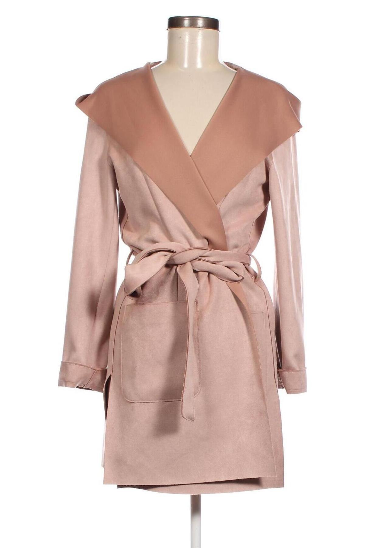 Γυναικείο παλτό Zara, Μέγεθος S, Χρώμα  Μπέζ, Τιμή 19,04 €