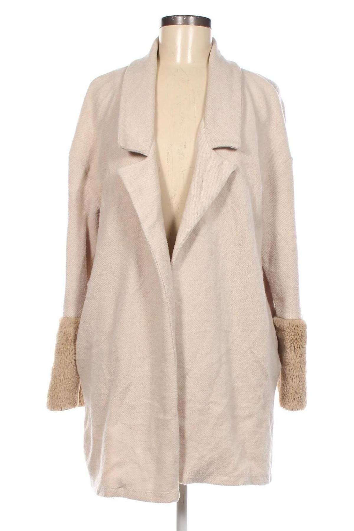 Damenmantel Zara Trafaluc, Größe S, Farbe Beige, Preis 18,93 €