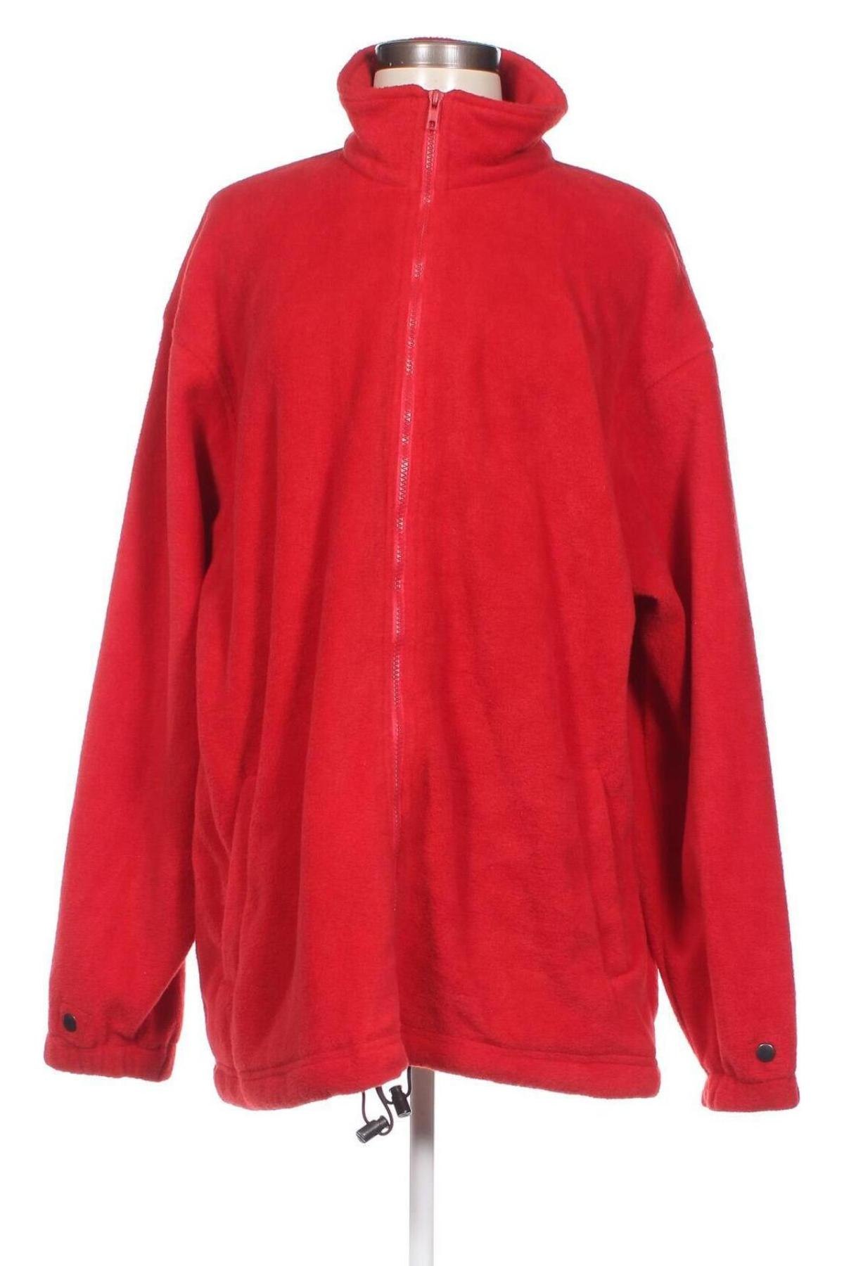 Damska bluza z polaru, Rozmiar XL, Kolor Czerwony, Cena 62,37 zł