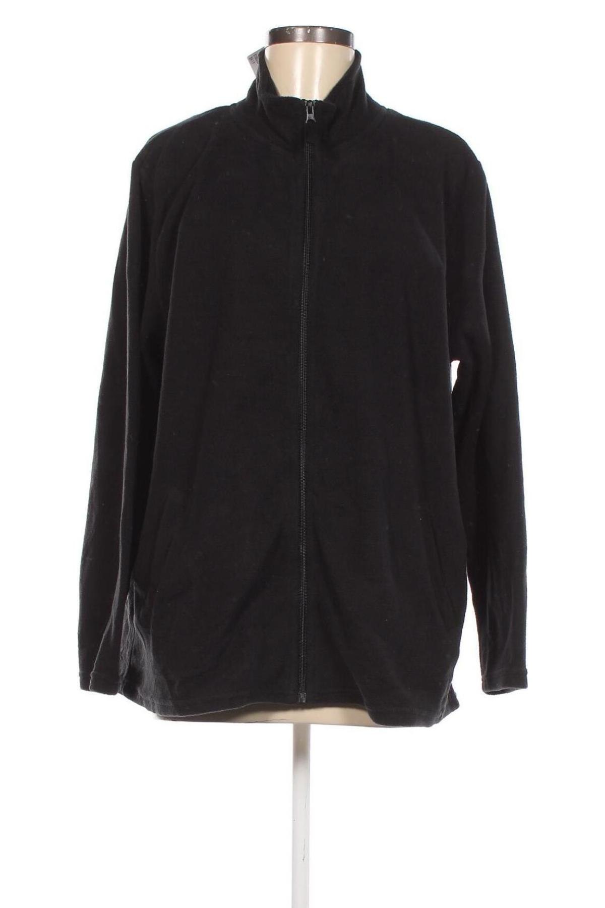 Γυναικεία ζακέτα fleece Blancheporte, Μέγεθος XXL, Χρώμα Μαύρο, Τιμή 13,27 €