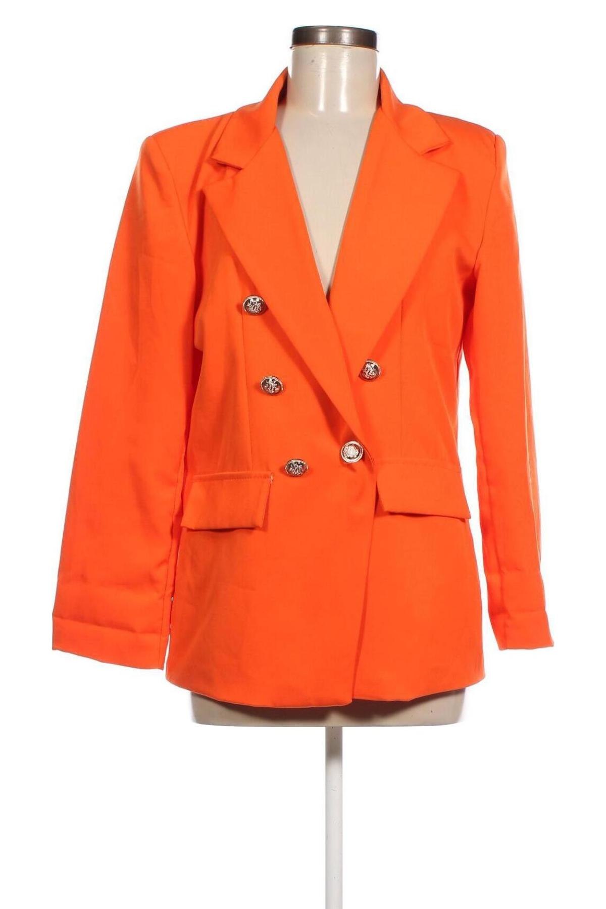 Damen Blazer, Größe M, Farbe Orange, Preis 14,99 €