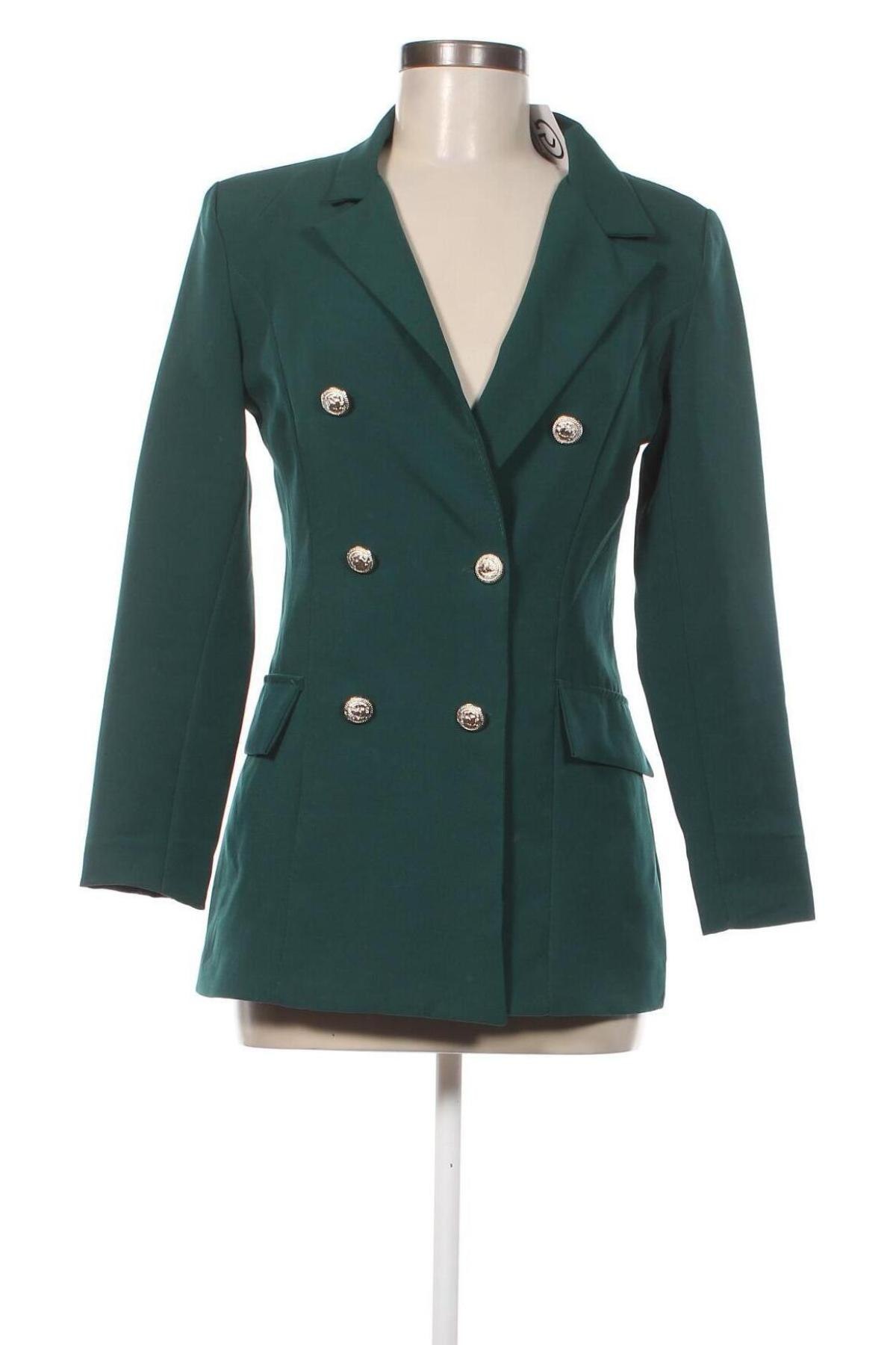 Дамско сако, Размер S, Цвят Зелен, Цена 28,56 лв.