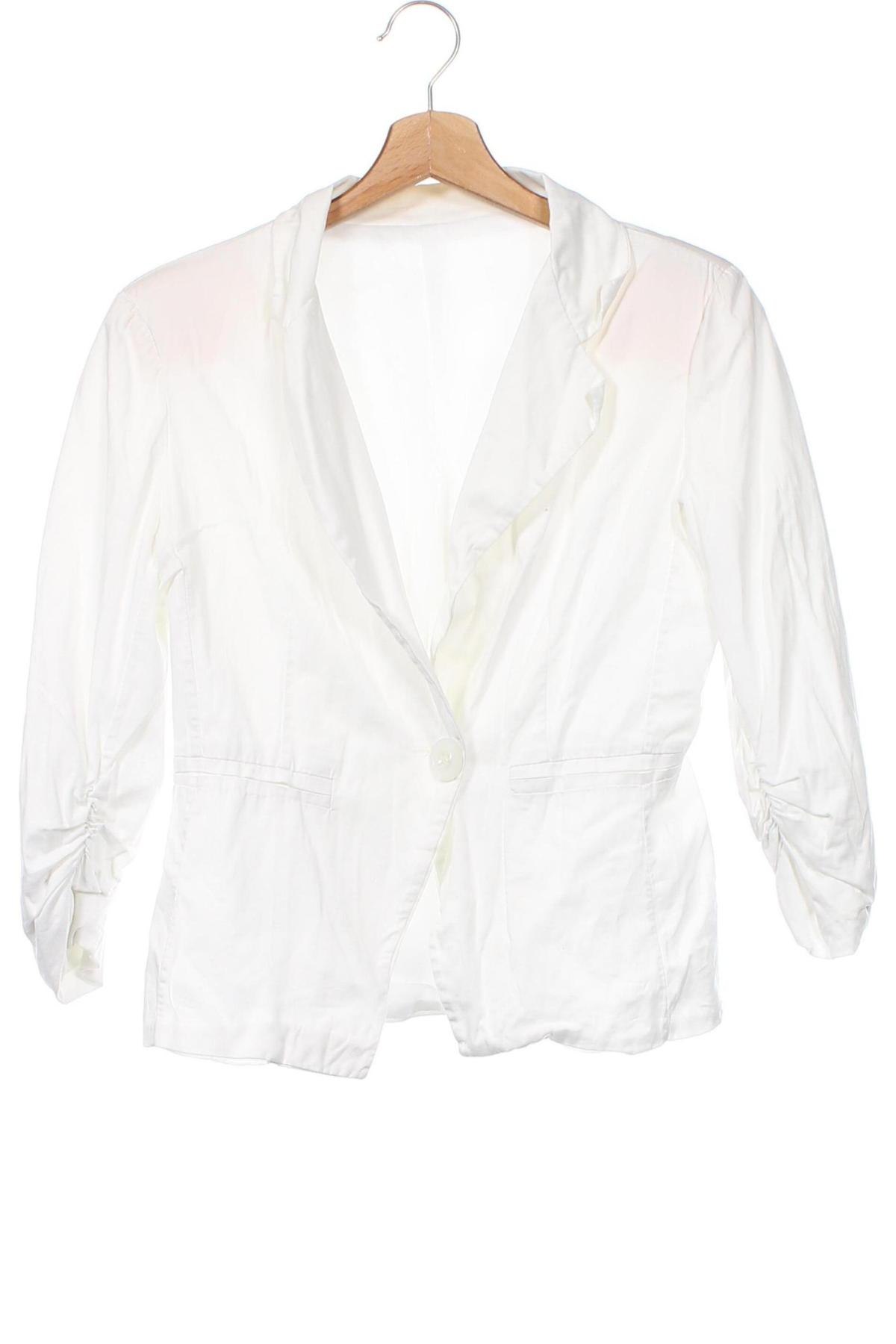 Γυναικείο σακάκι, Μέγεθος XS, Χρώμα Λευκό, Τιμή 13,96 €