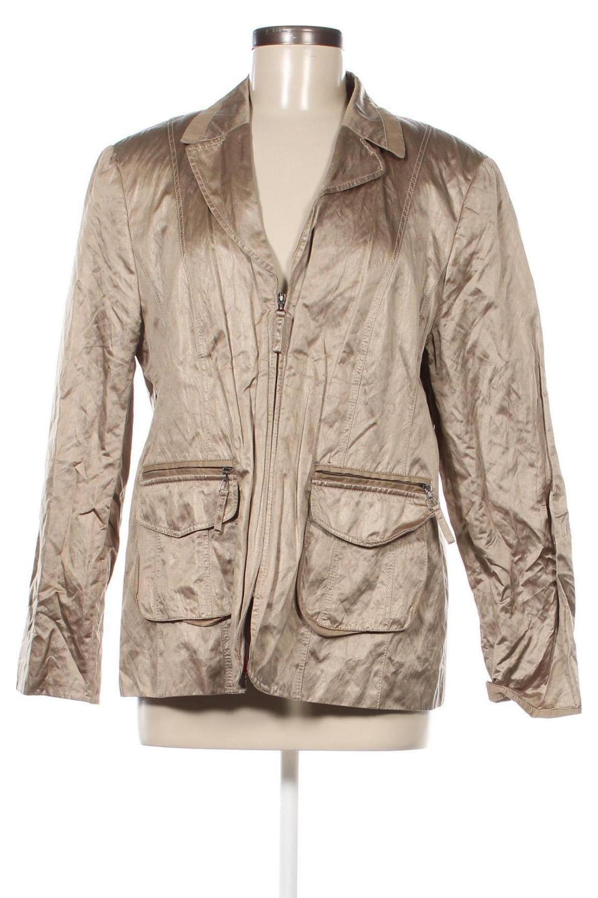 Γυναικείο σακάκι Barbara Lebek, Μέγεθος XL, Χρώμα  Μπέζ, Τιμή 31,46 €