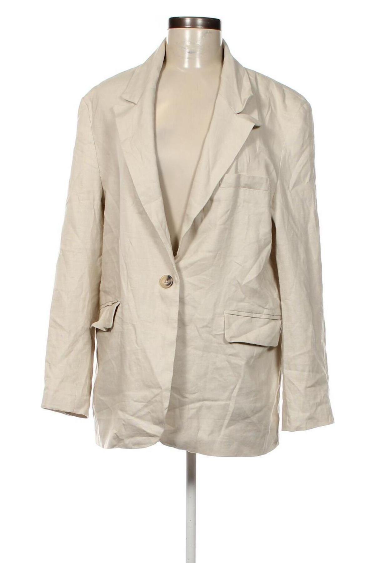 Damen Blazer Bershka, Größe M, Farbe Beige, Preis € 15,31