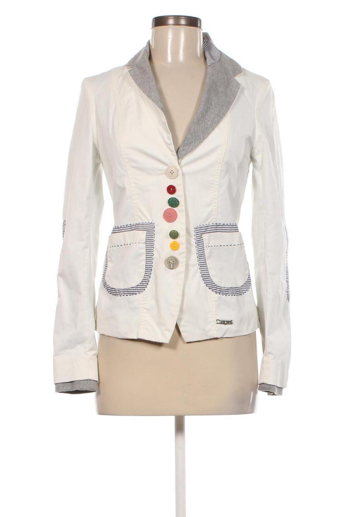 Damen Blazer Desigual, Größe S, Farbe Weiß, Preis 88,56 €
