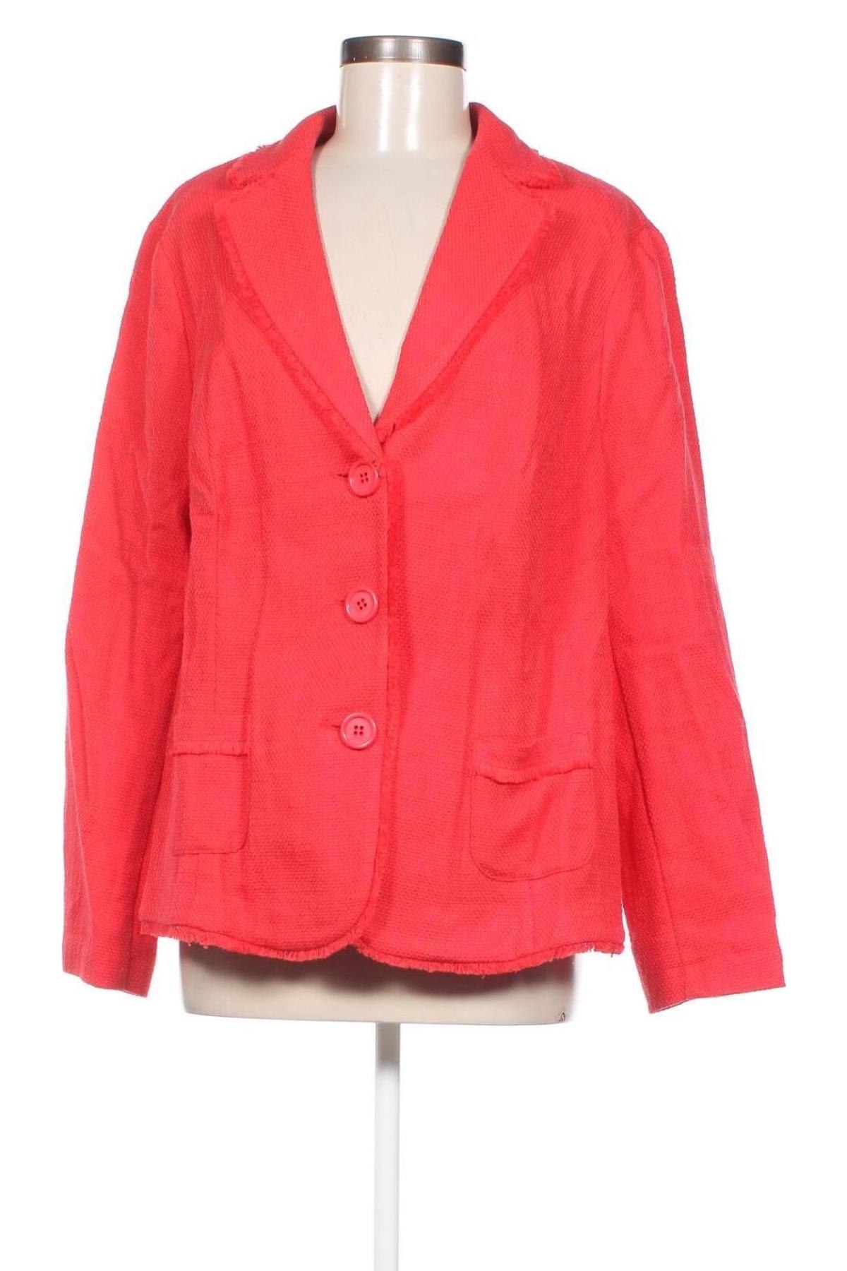 Γυναικείο σακάκι Frank Walder, Μέγεθος XL, Χρώμα Κόκκινο, Τιμή 66,24 €