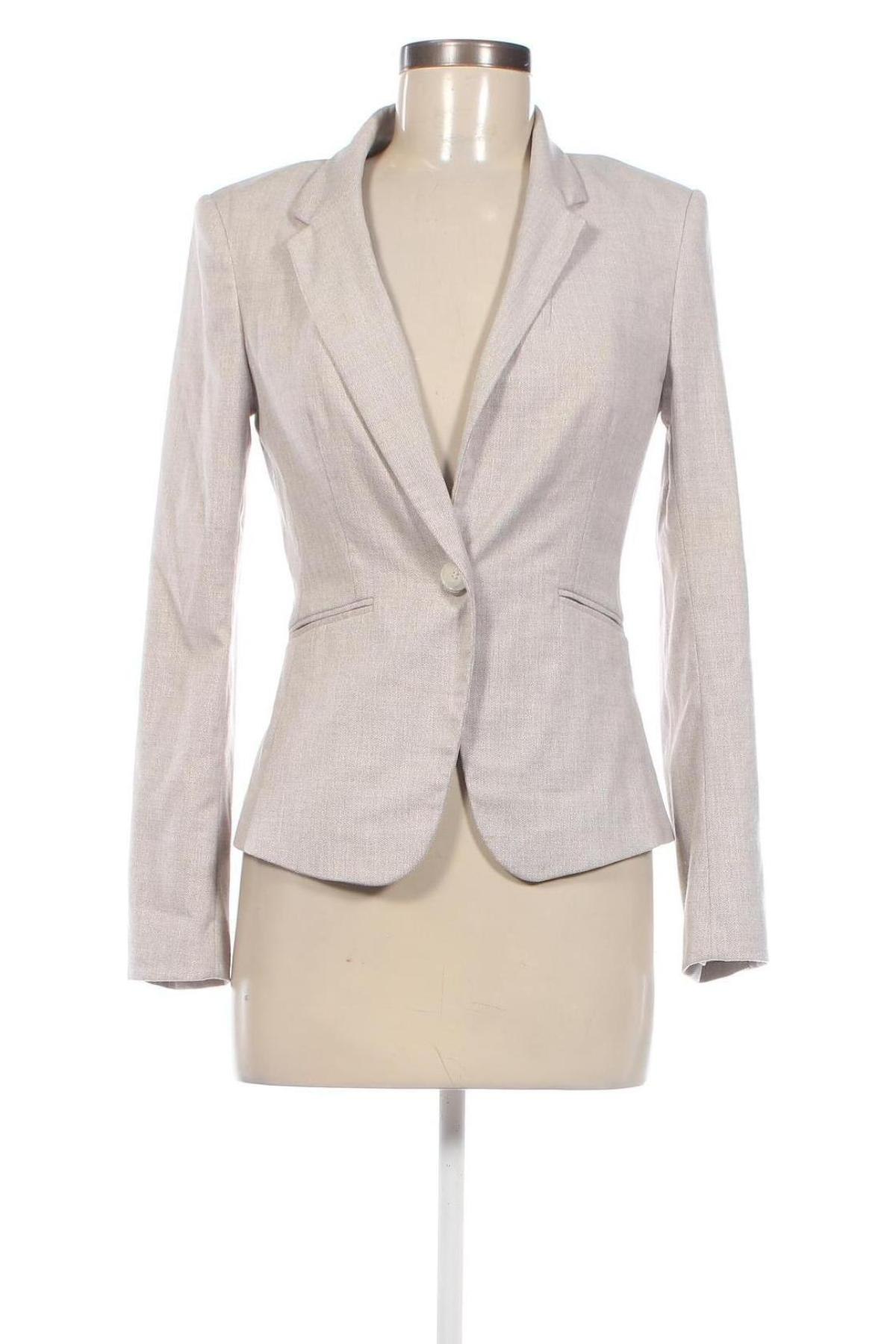 Damen Blazer H&M, Größe S, Farbe Beige, Preis 14,82 €