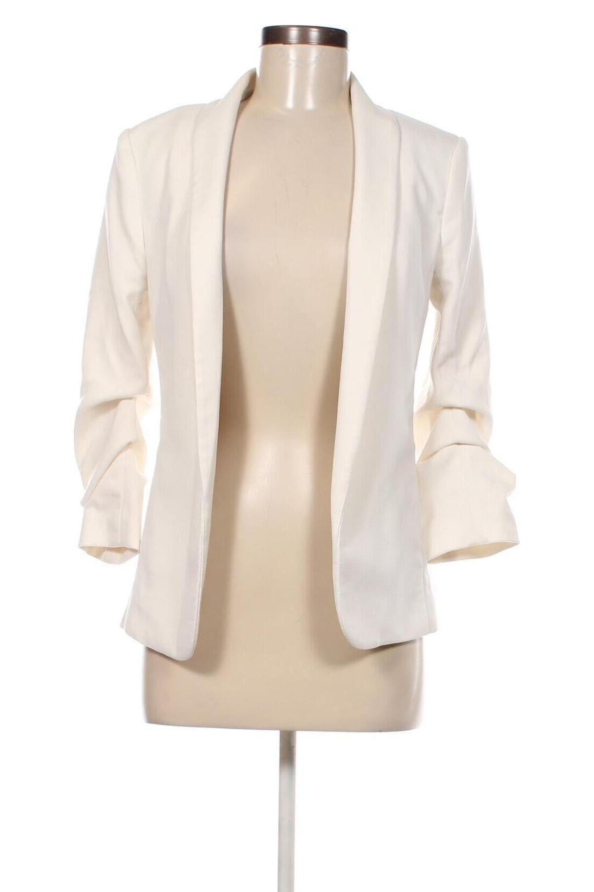 Дамско сако H&M, Размер S, Цвят Екрю, Цена 28,97 лв.