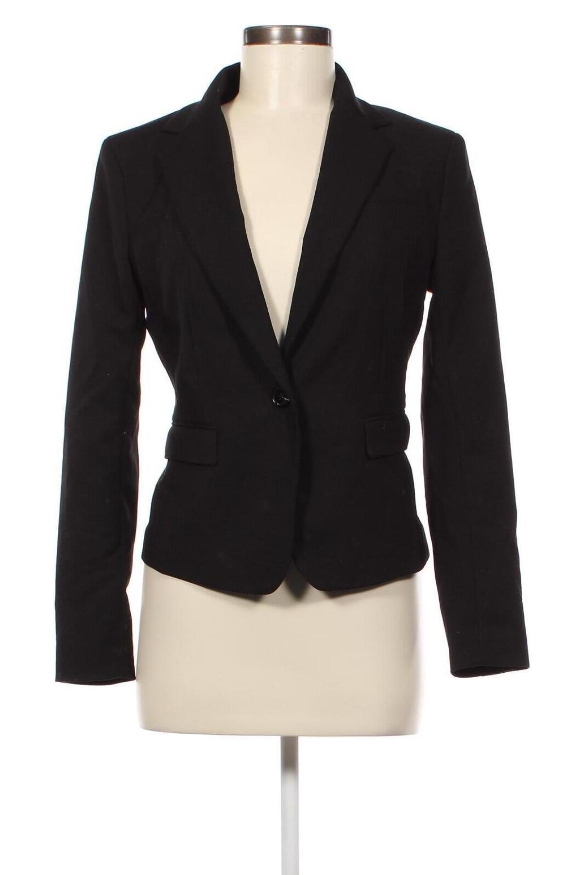 Damen Blazer H&M, Größe M, Farbe Schwarz, Preis 7,66 €