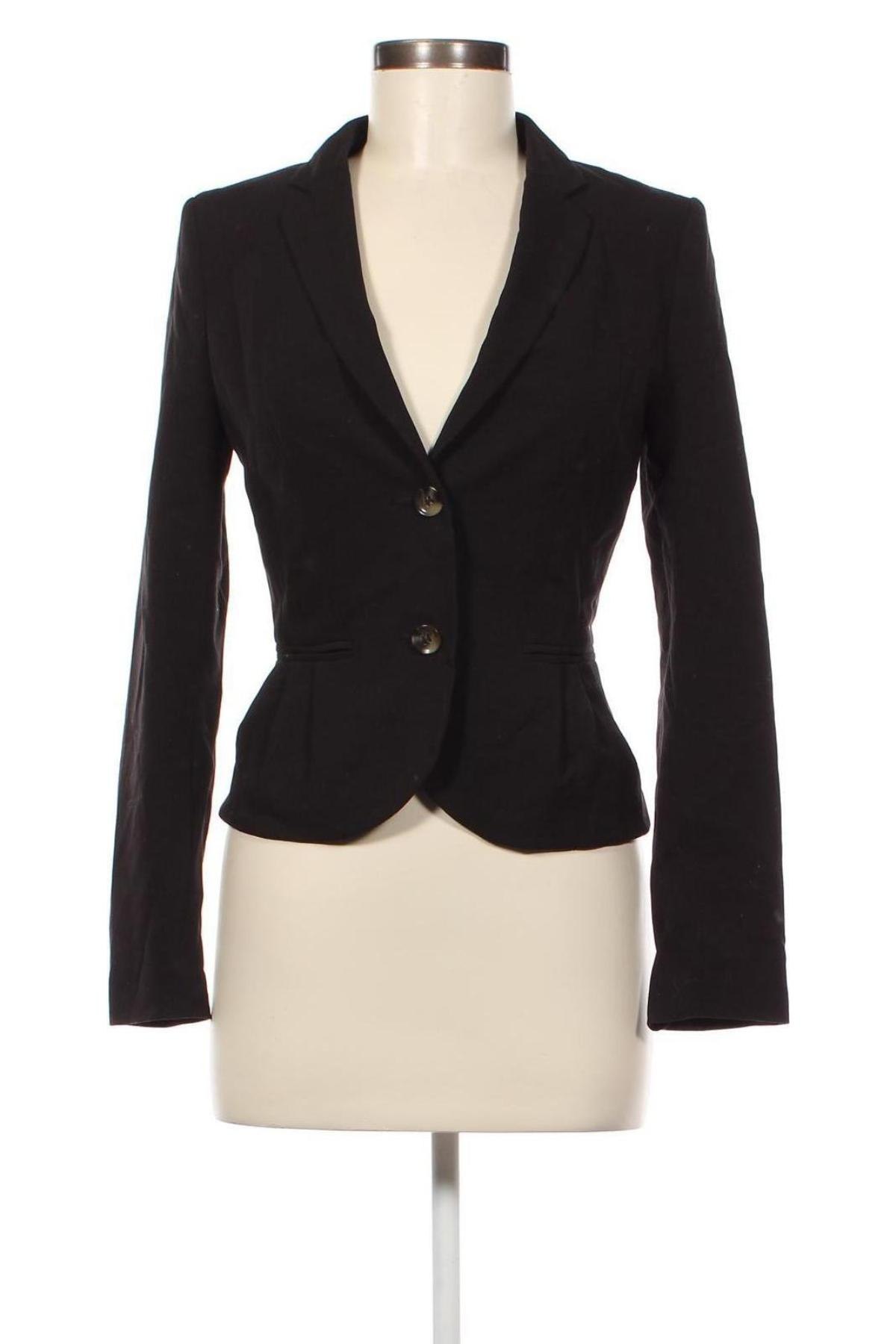 Damen Blazer H&M, Größe XS, Farbe Schwarz, Preis 13,78 €