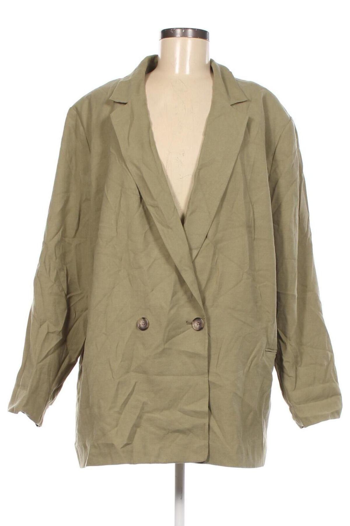 Damen Blazer H&M, Größe 3XL, Farbe Grün, Preis 29,09 €