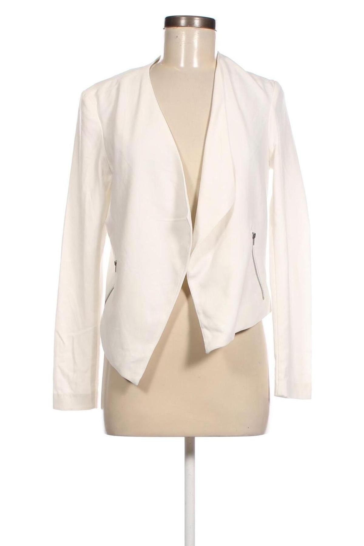 Damen Blazer H&M Divided, Größe M, Farbe Weiß, Preis 13,96 €