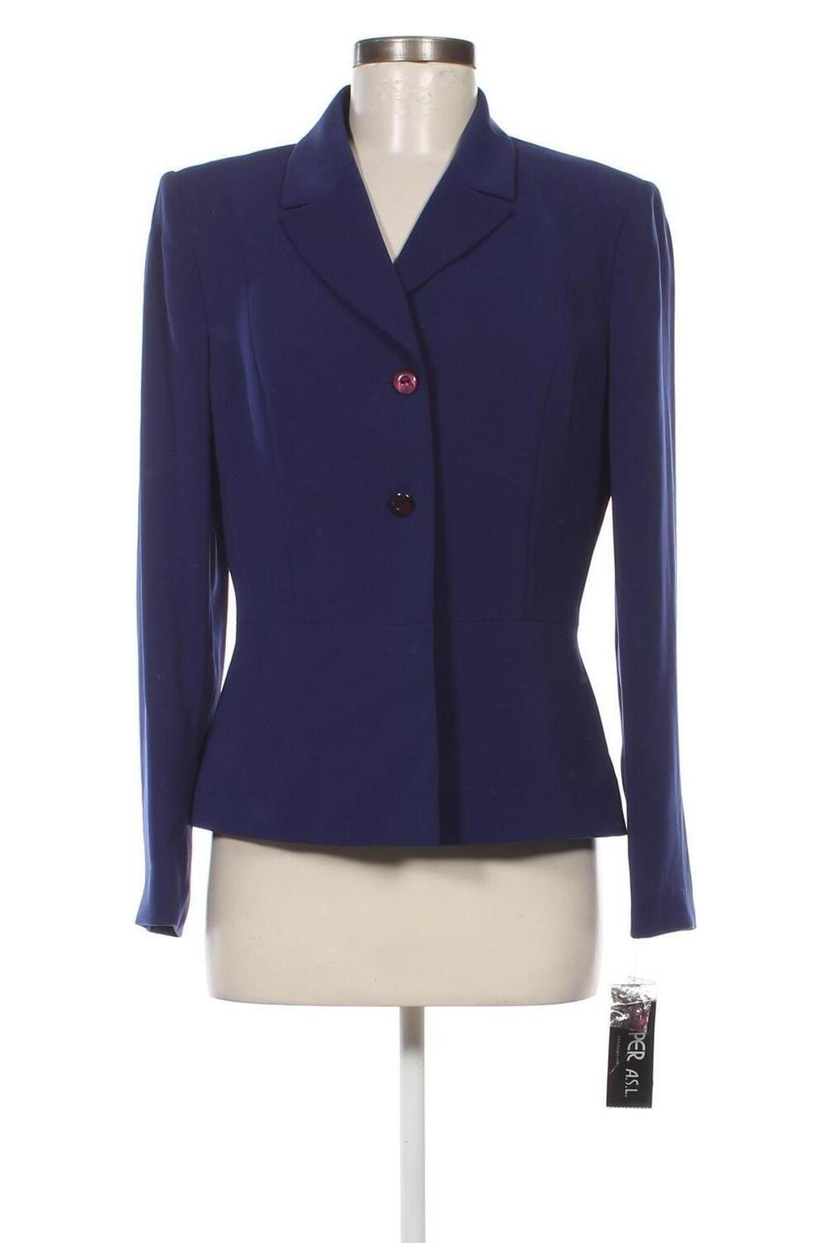 Γυναικείο σακάκι Kasper, Μέγεθος M, Χρώμα Μπλέ, Τιμή 16,70 €