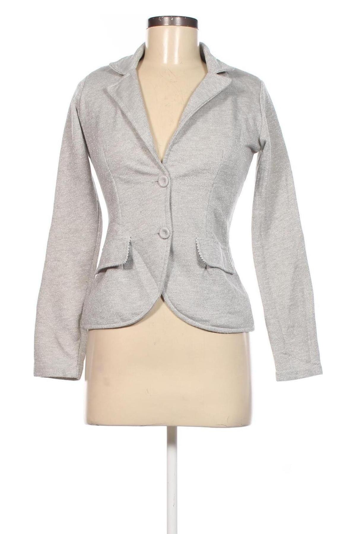 Damen Blazer Made In Italy, Größe S, Farbe Grau, Preis 13,78 €