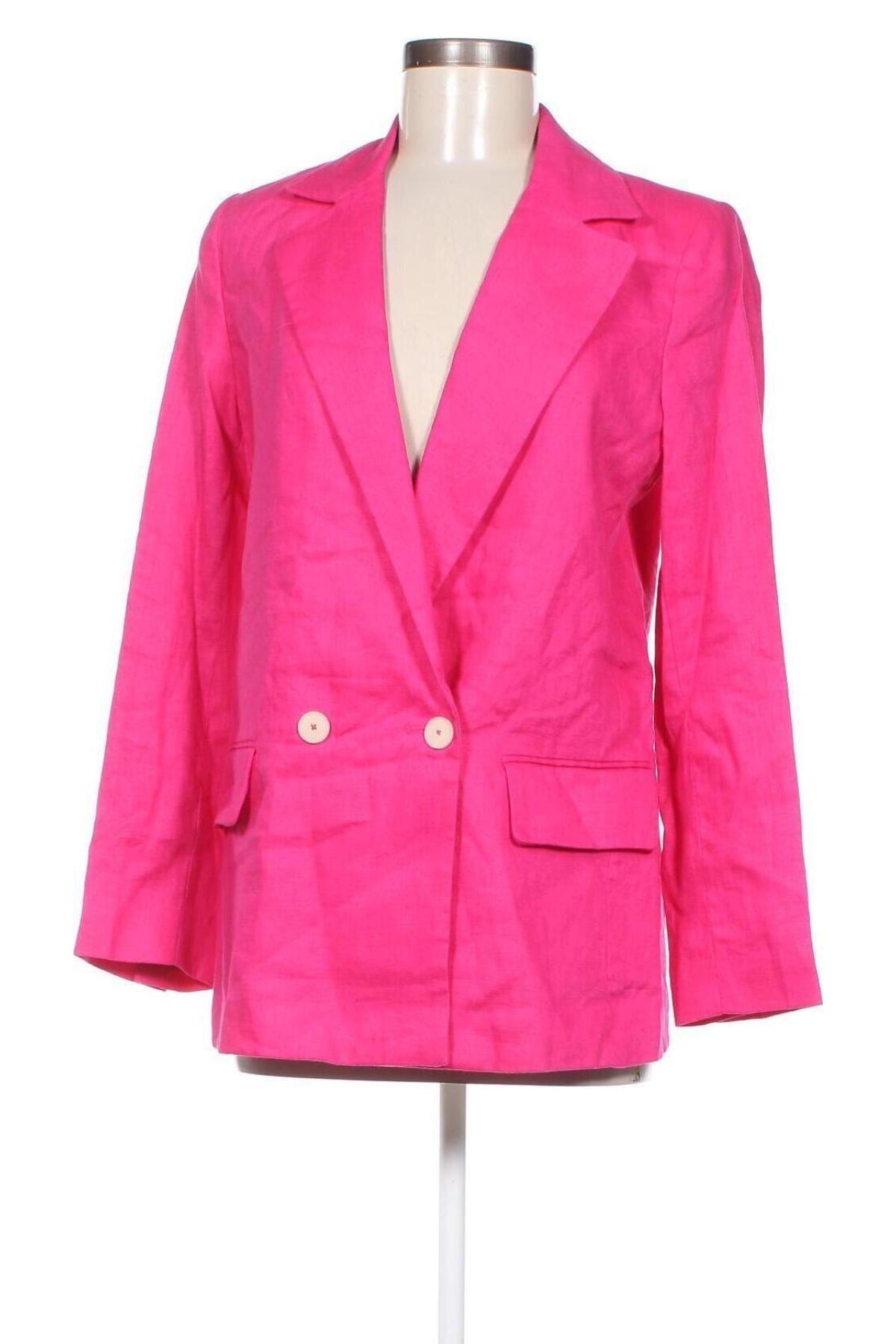 Damen Blazer Mango, Größe S, Farbe Rosa, Preis 31,96 €