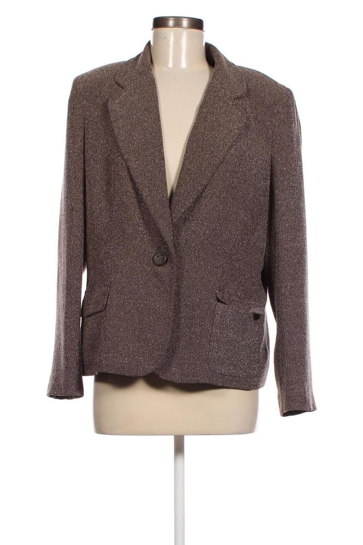 Γυναικείο σακάκι Marks & Spencer, Μέγεθος XL, Χρώμα Καφέ, Τιμή 16,63 €