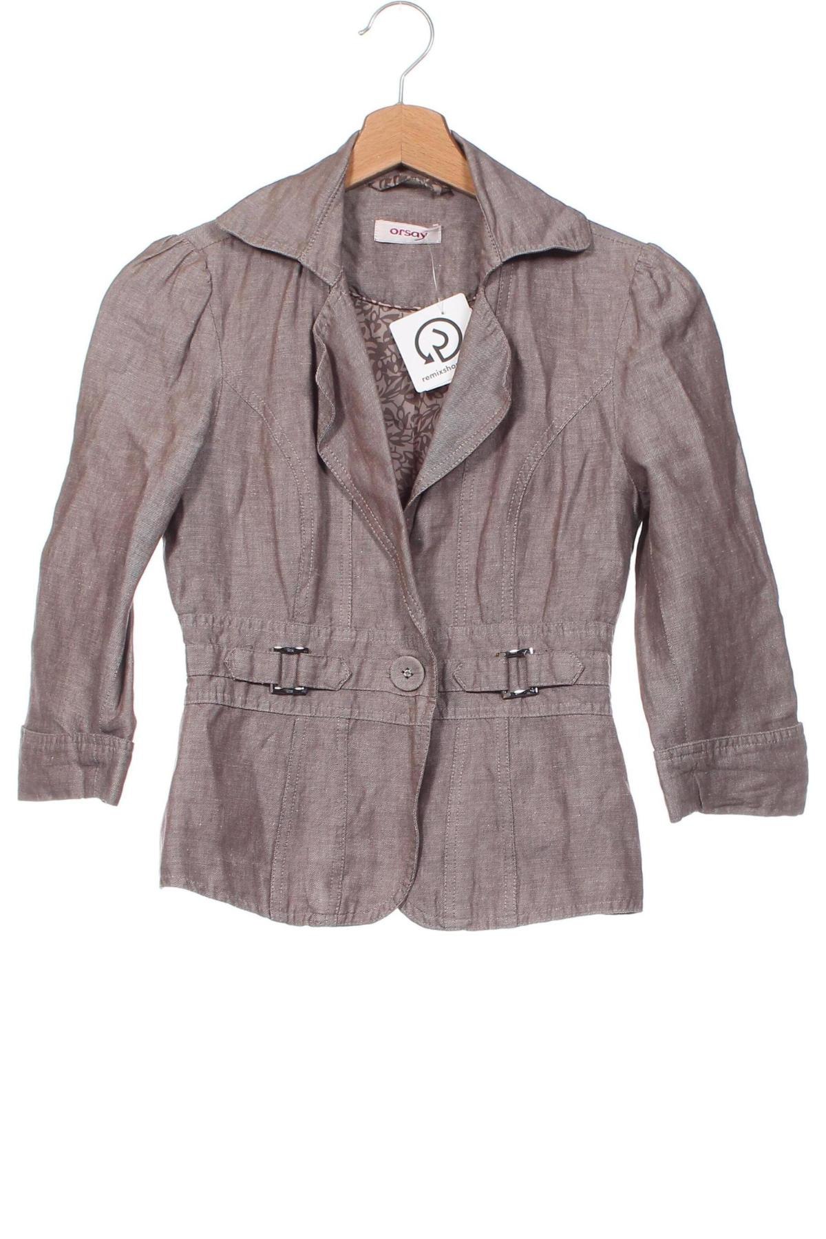 Damen Blazer Orsay, Größe XS, Farbe Braun, Preis 23,06 €