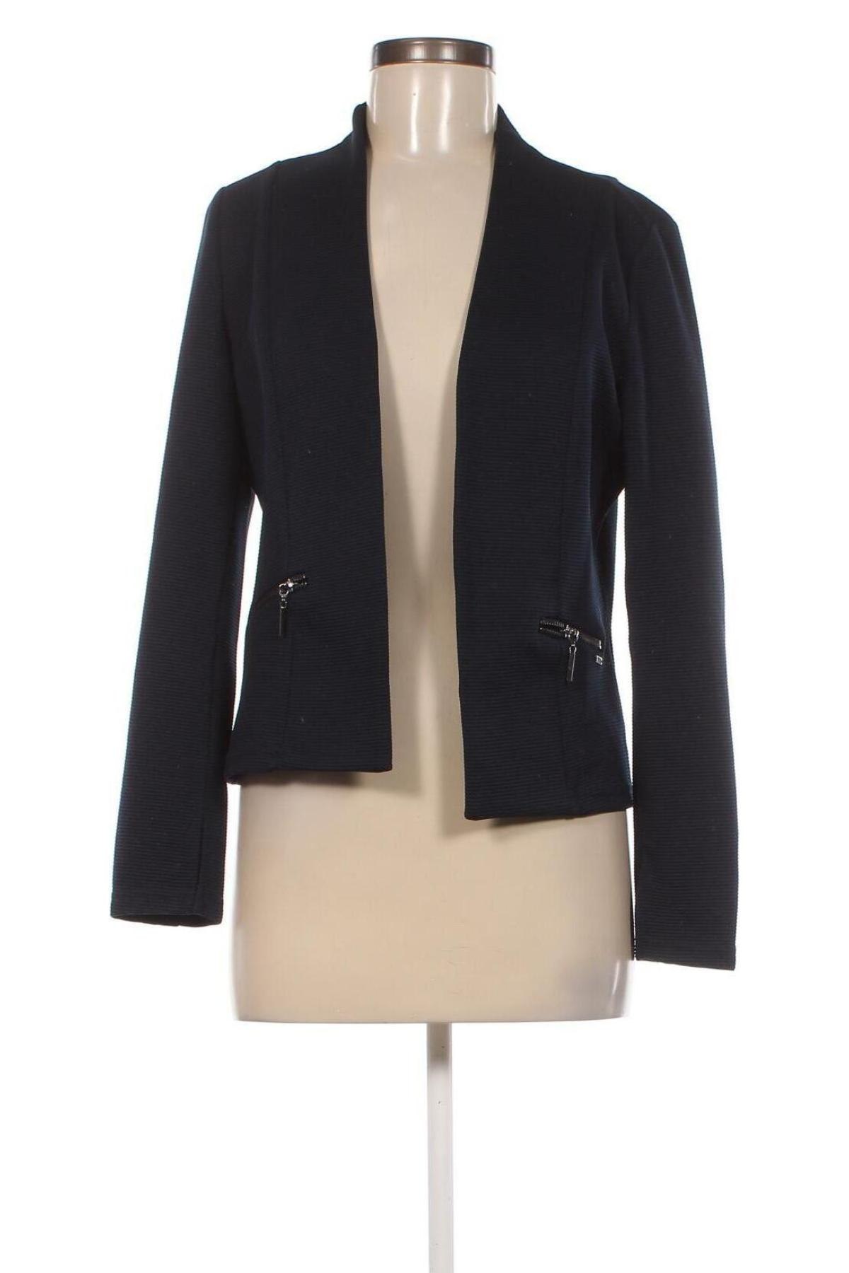 Γυναικείο σακάκι Tom Tailor, Μέγεθος L, Χρώμα Μπλέ, Τιμή 22,40 €
