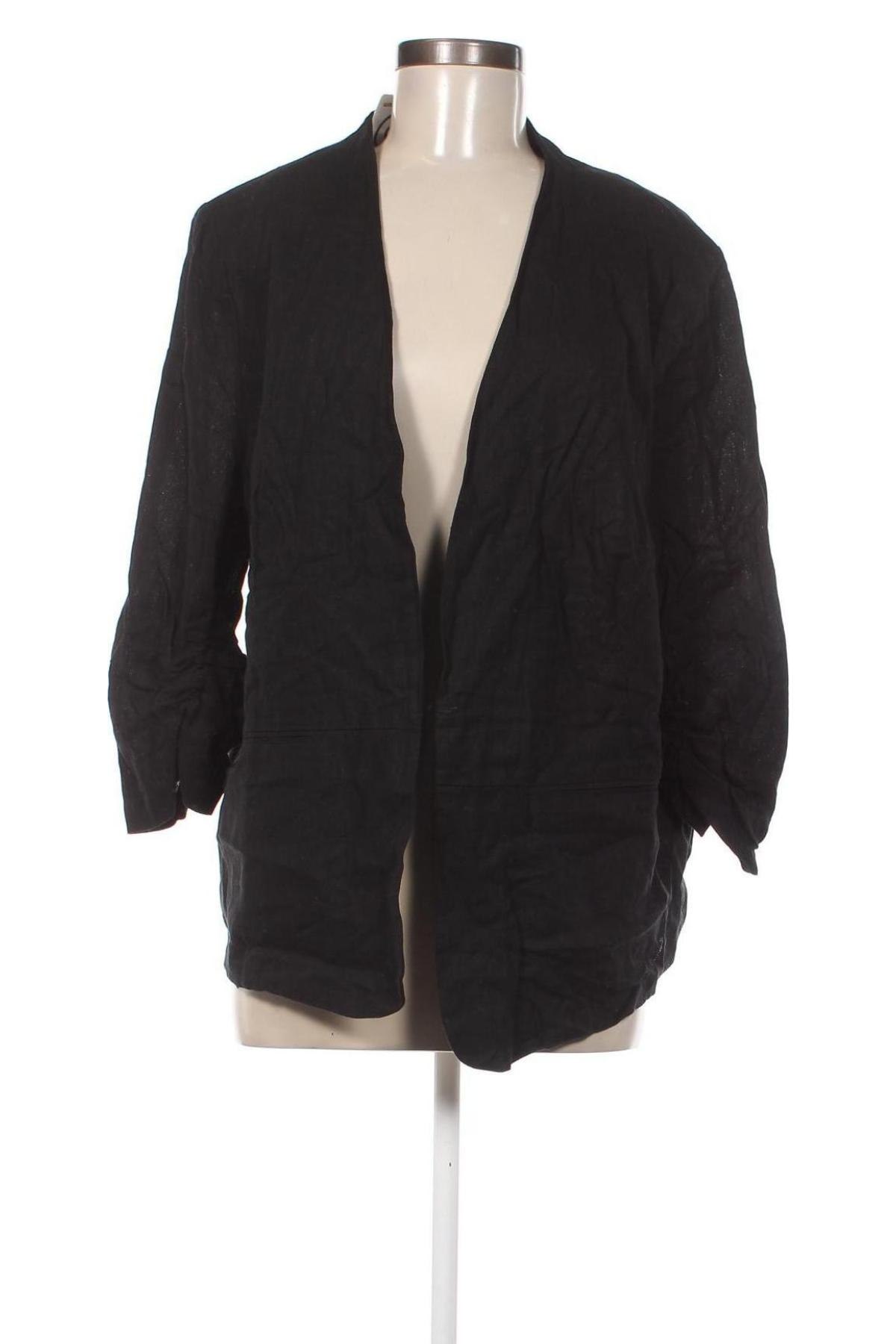 Γυναικείο σακάκι Yessica, Μέγεθος XXL, Χρώμα Μαύρο, Τιμή 17,69 €