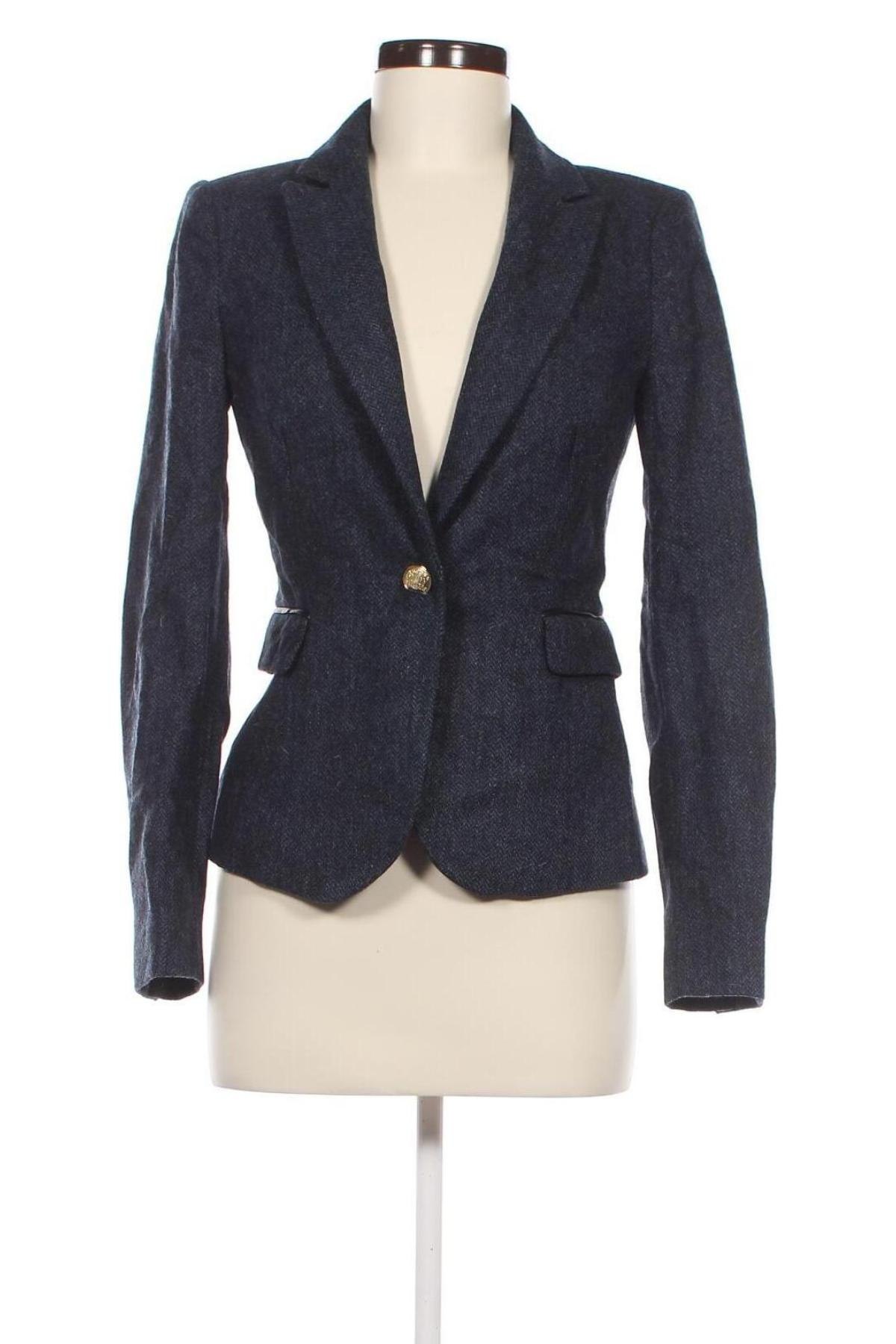 Damen Blazer Zara, Größe S, Farbe Blau, Preis 33,40 €