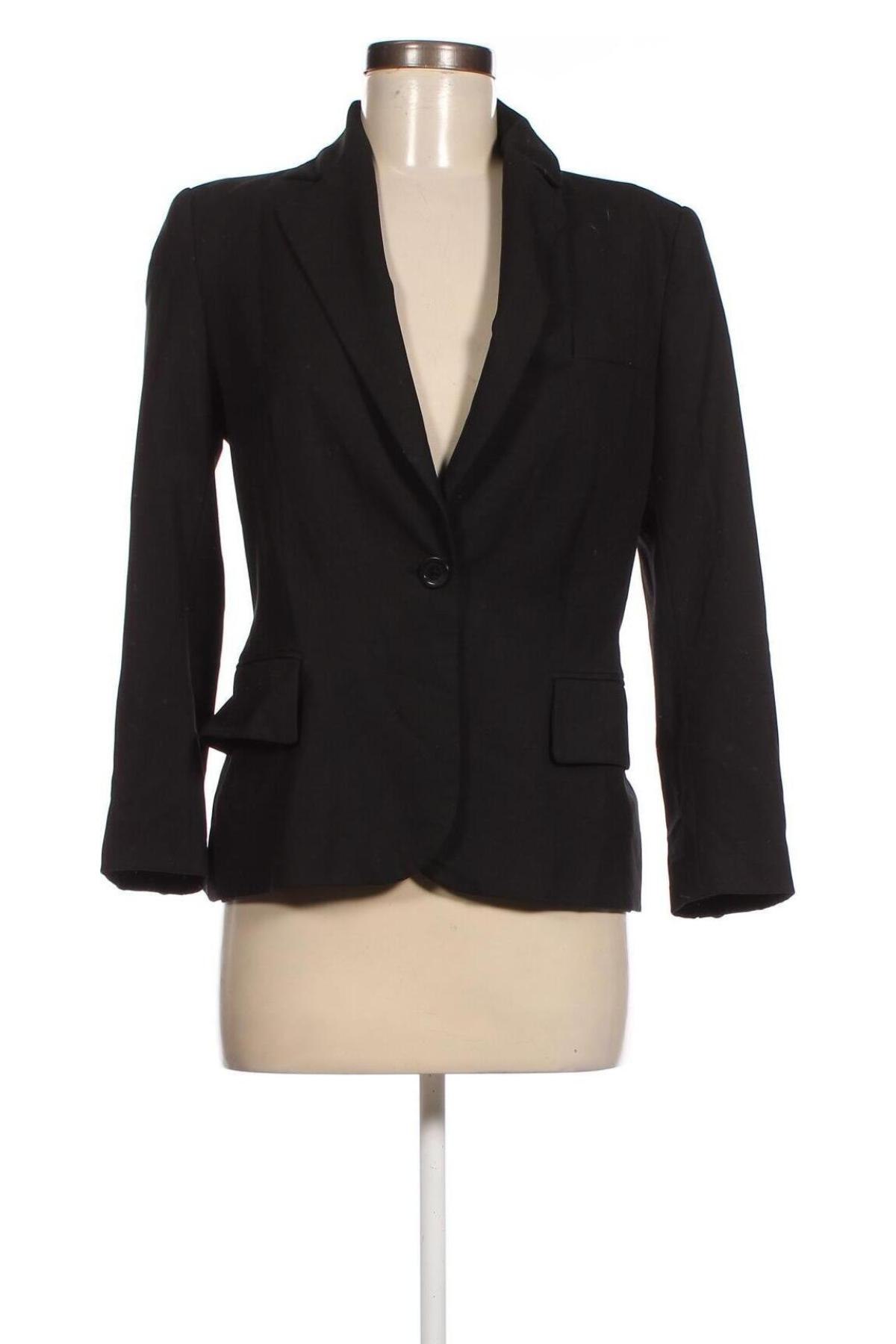Γυναικείο σακάκι Zara, Μέγεθος M, Χρώμα Μαύρο, Τιμή 31,59 €