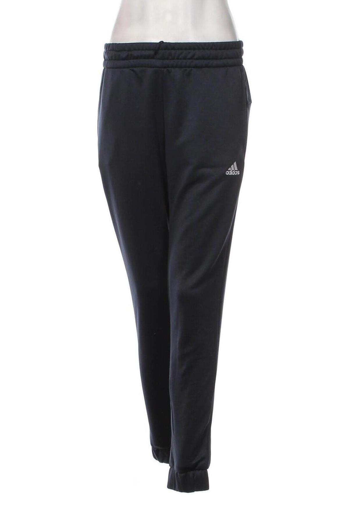 Pantaloni trening de femei Adidas, Mărime M, Culoare Albastru, Preț 168,26 Lei