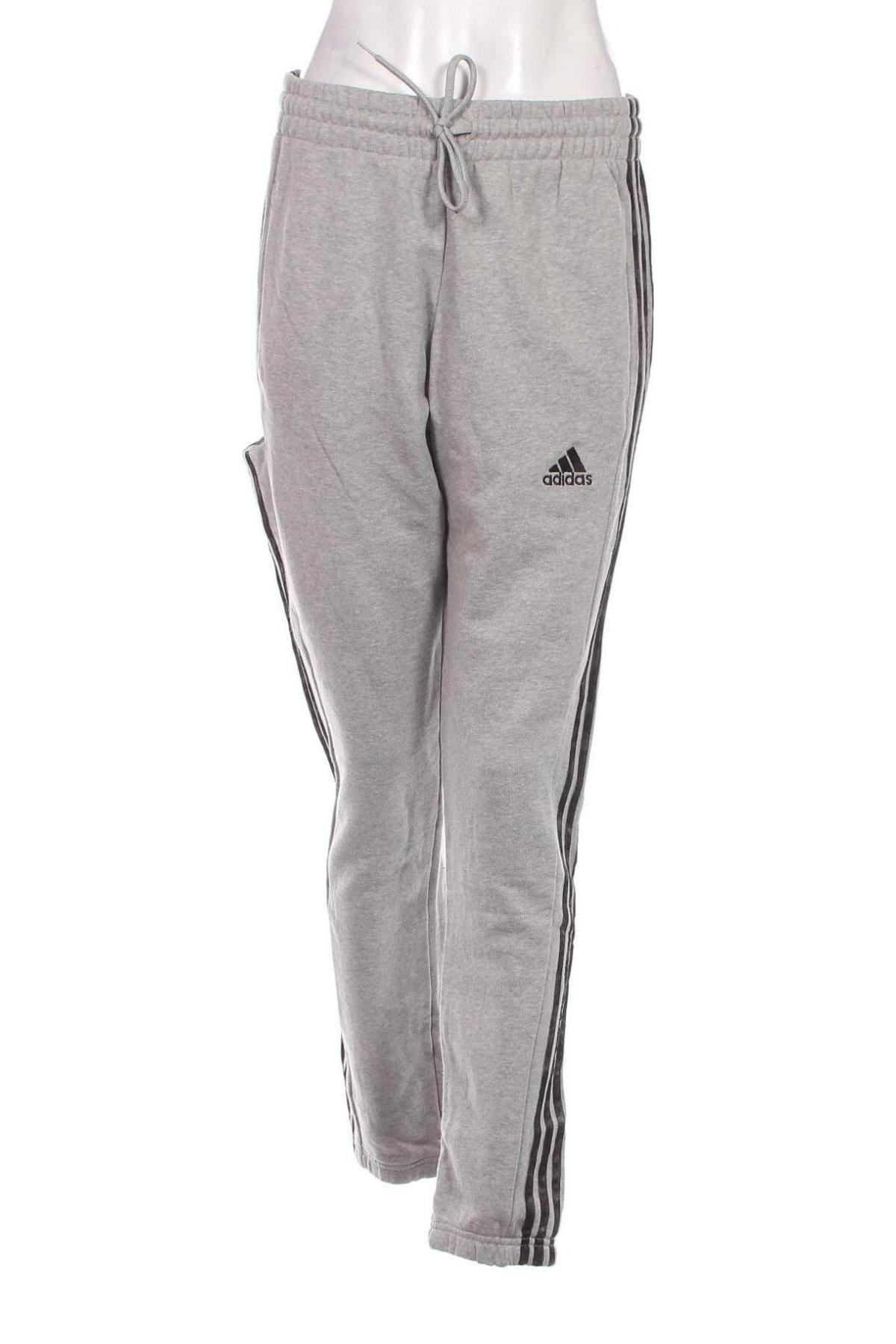Damen Sporthose Adidas, Größe M, Farbe Grau, Preis 23,97 €