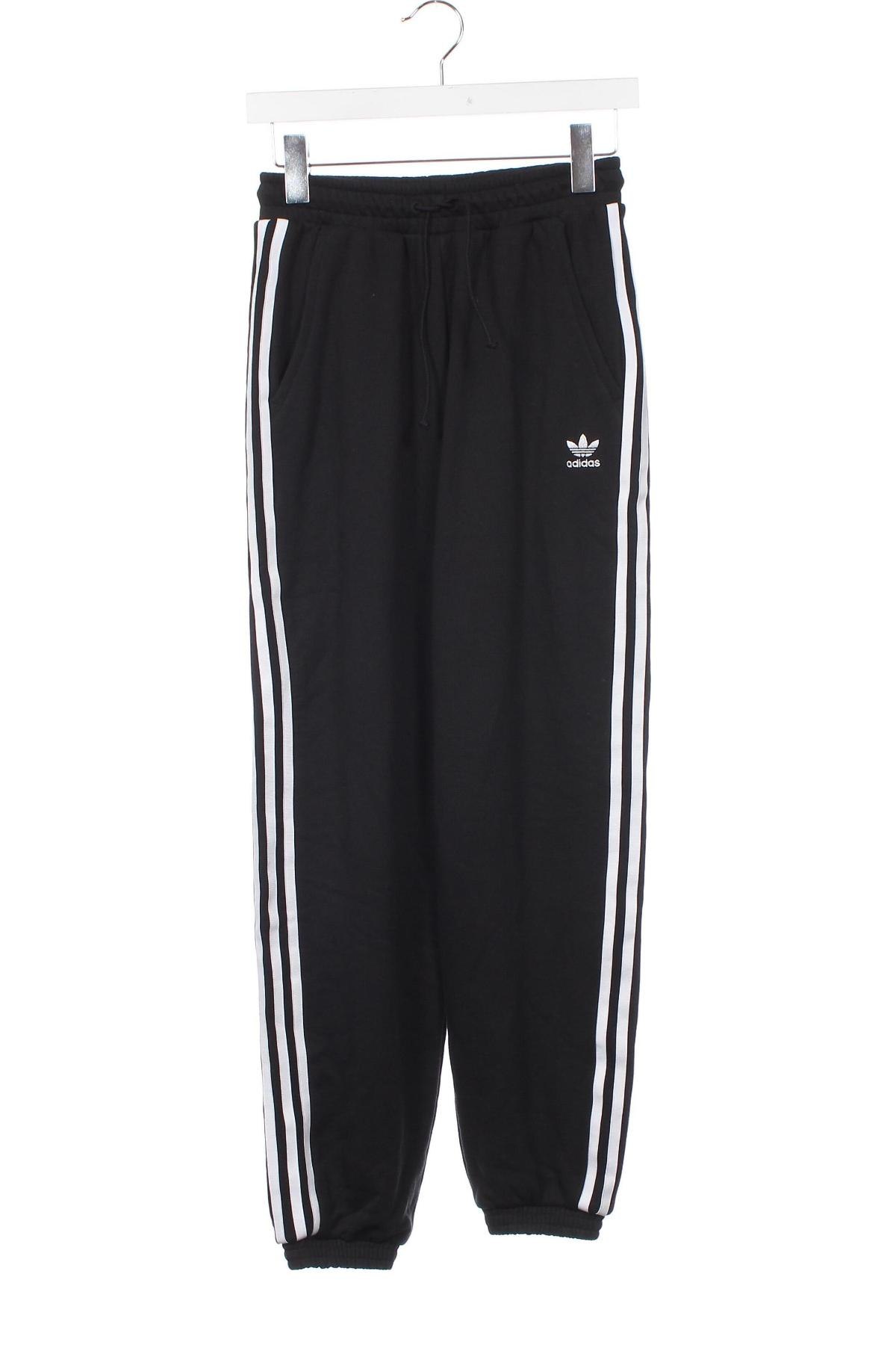 Γυναικείο αθλητικό παντελόνι Adidas, Μέγεθος XS, Χρώμα Μαύρο, Τιμή 23,97 €
