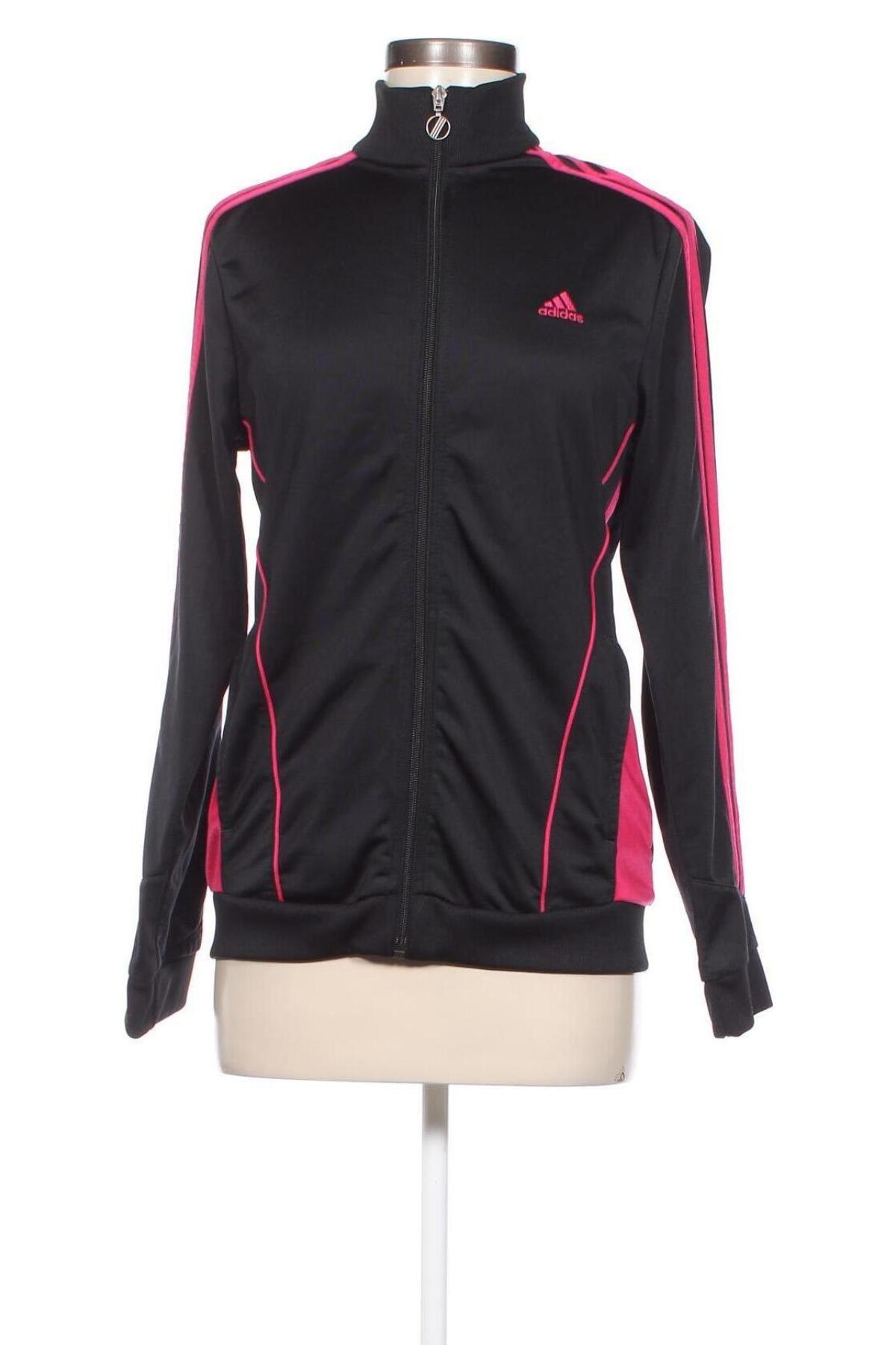 Damen Sportoberteil Adidas, Größe M, Farbe Schwarz, Preis 31,73 €