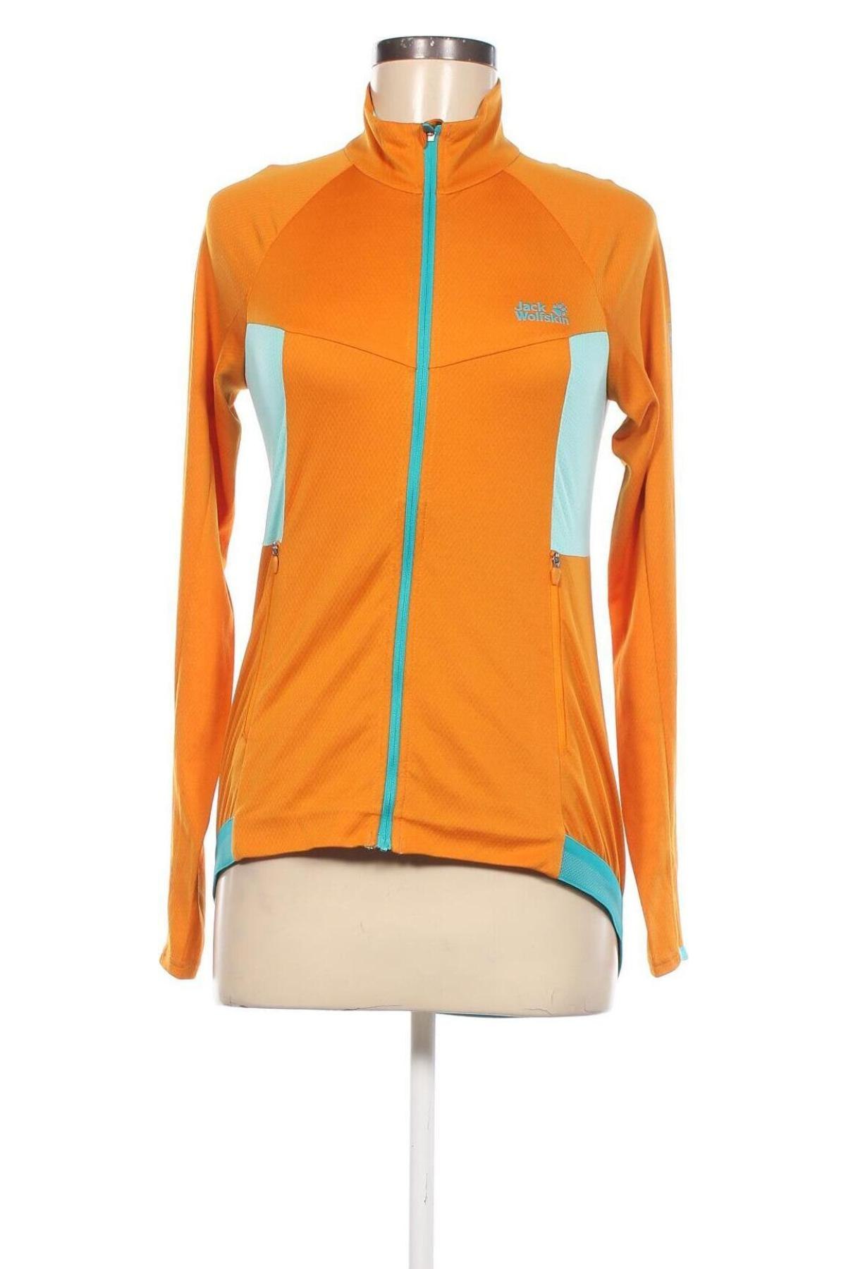 Damen Sportoberteil Jack Wolfskin, Größe S, Farbe Orange, Preis 31,73 €