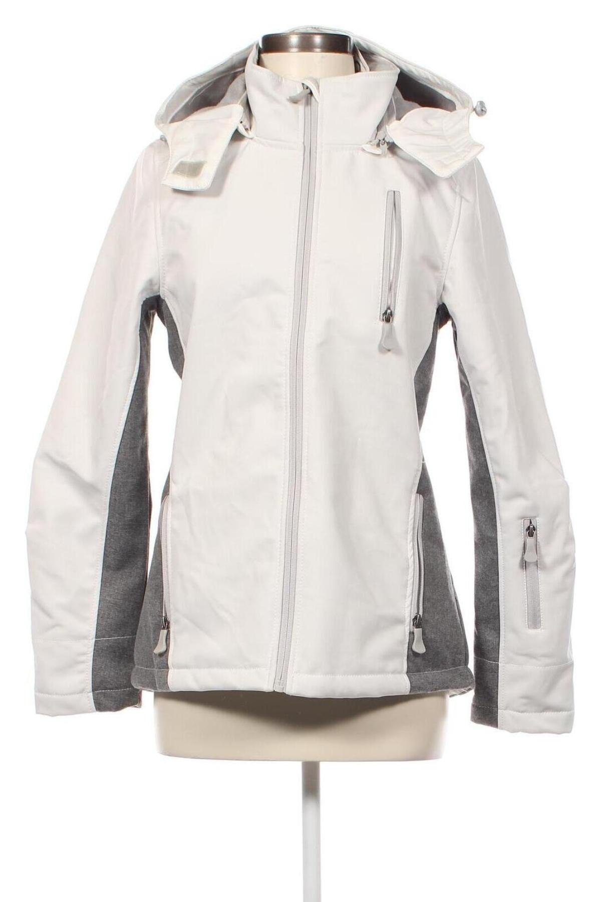 Γυναικείο μπουφάν αθλητικό Janina, Μέγεθος S, Χρώμα Λευκό, Τιμή 10,61 €