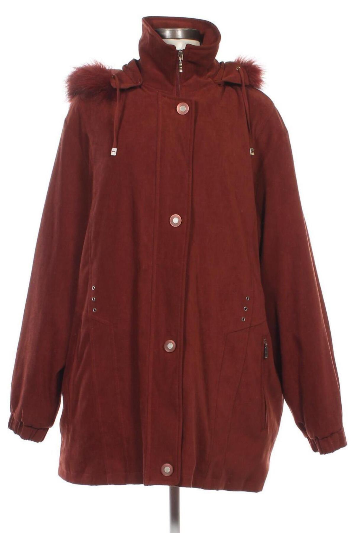 Γυναικείο μπουφάν, Μέγεθος 3XL, Χρώμα Πορτοκαλί, Τιμή 23,32 €