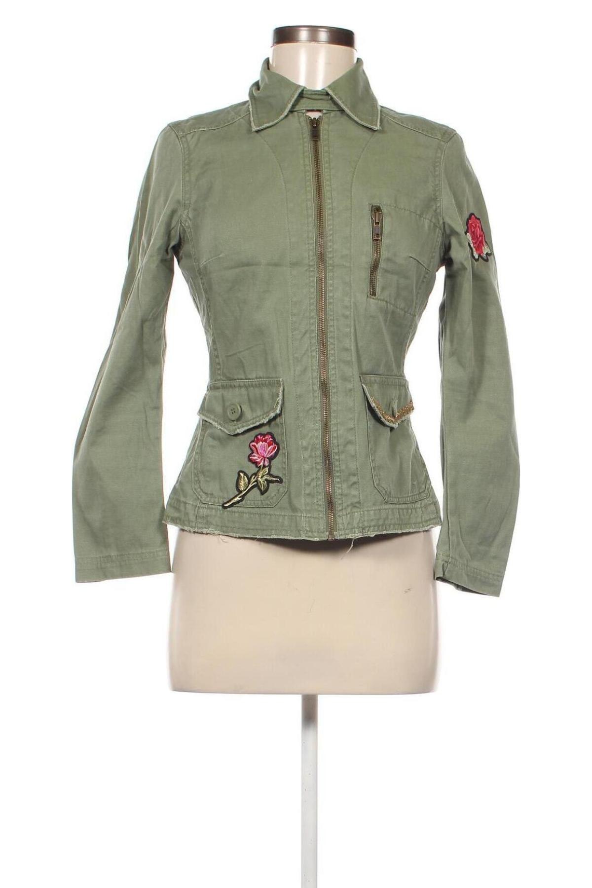 Γυναικείο μπουφάν, Μέγεθος XS, Χρώμα Πράσινο, Τιμή 10,85 €