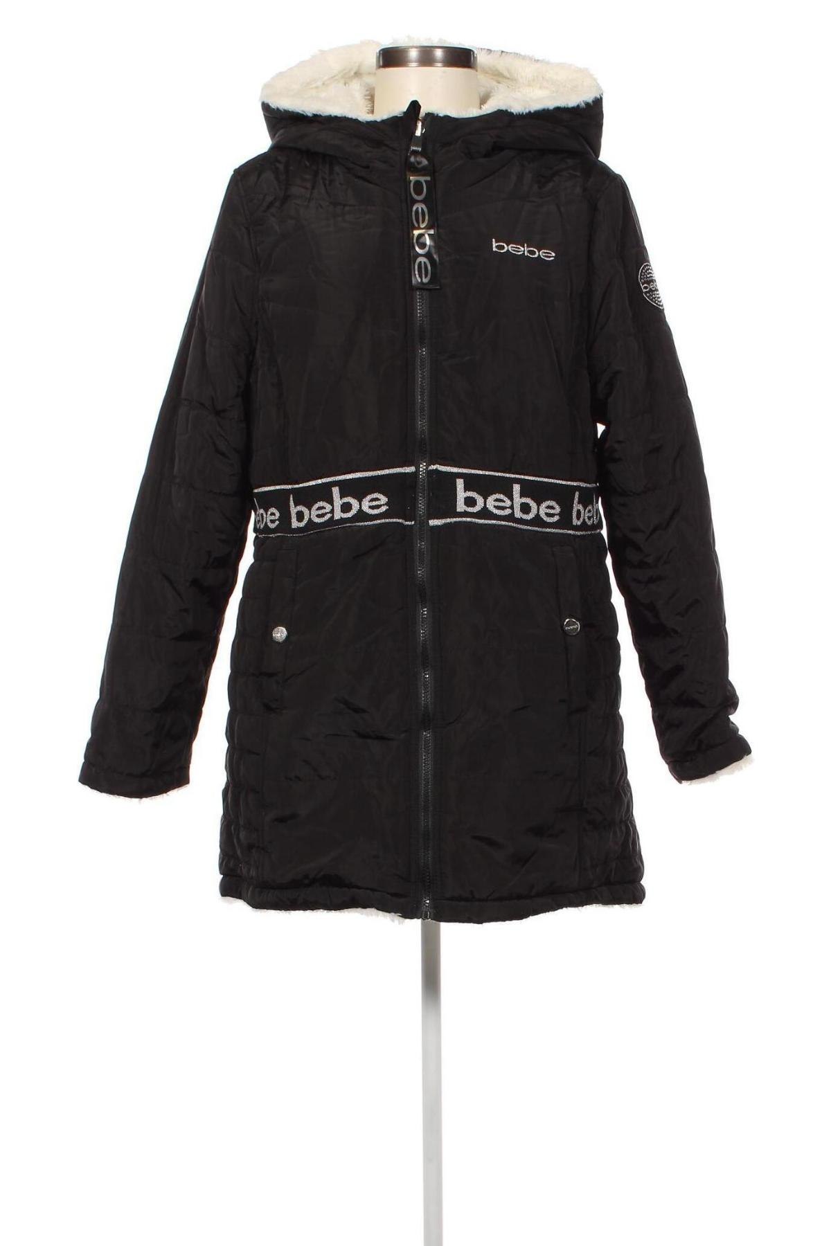 Γυναικείο μπουφάν Bebe, Μέγεθος L, Χρώμα Μαύρο, Τιμή 50,23 €