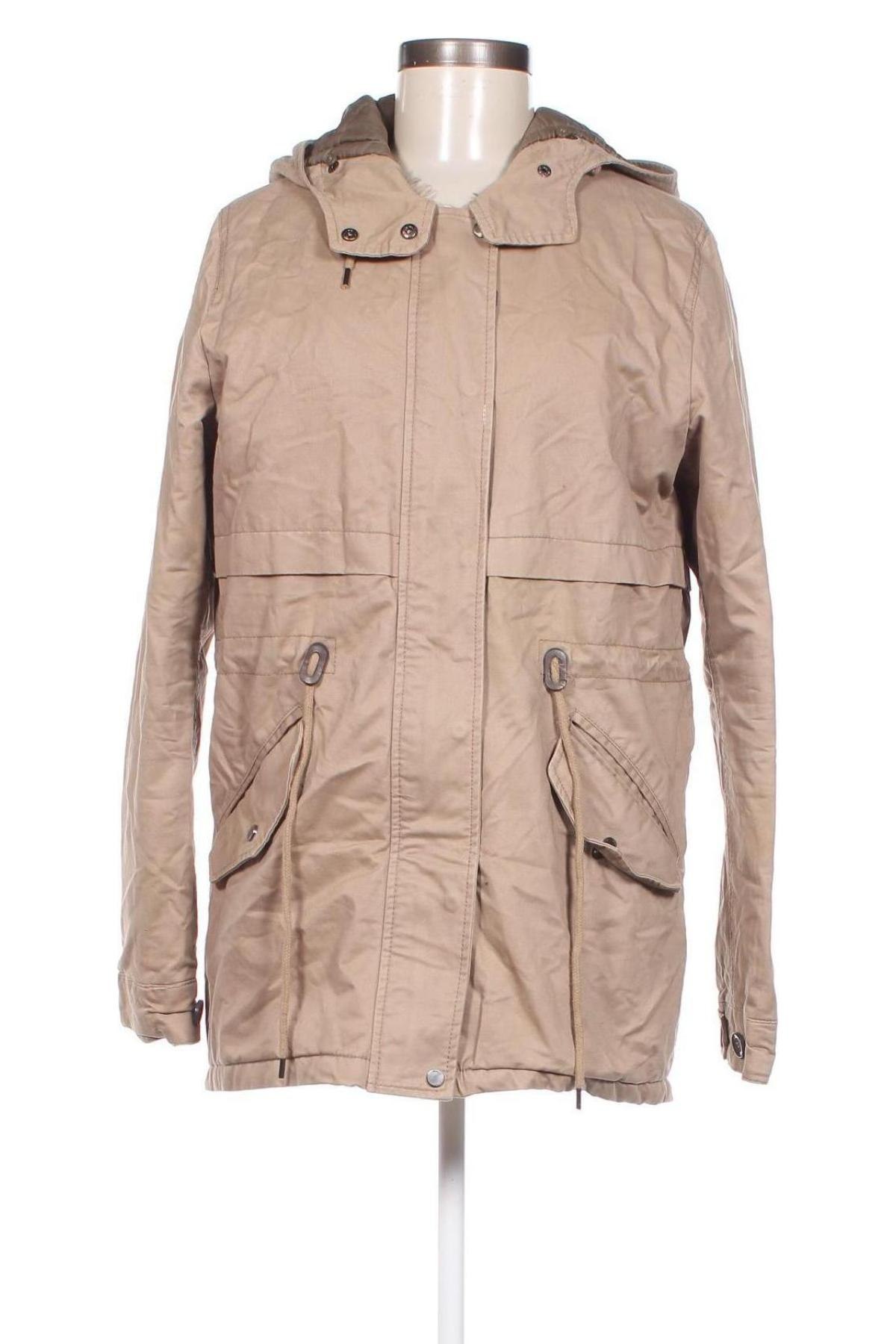 Damenjacke Bershka, Größe L, Farbe Beige, Preis 20,58 €