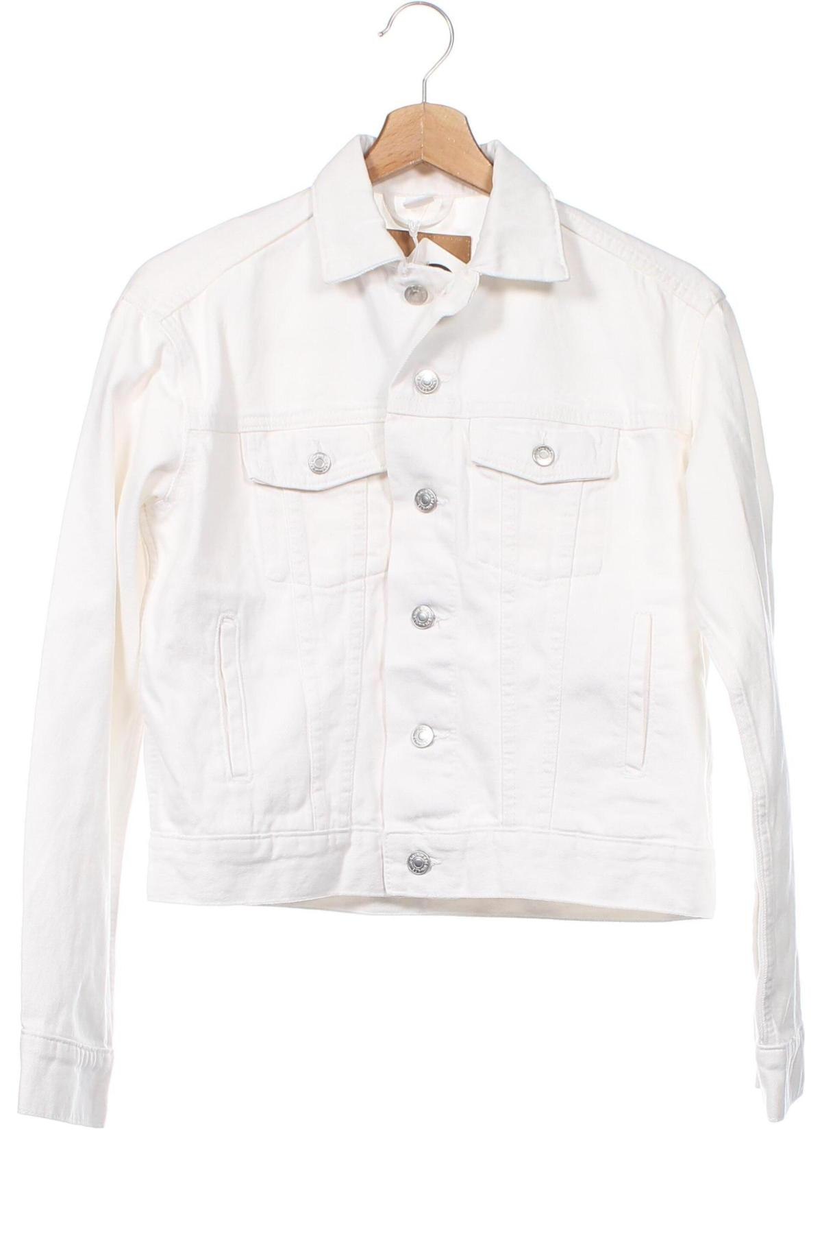 Damenjacke H&M, Größe XS, Farbe Weiß, Preis 22,18 €