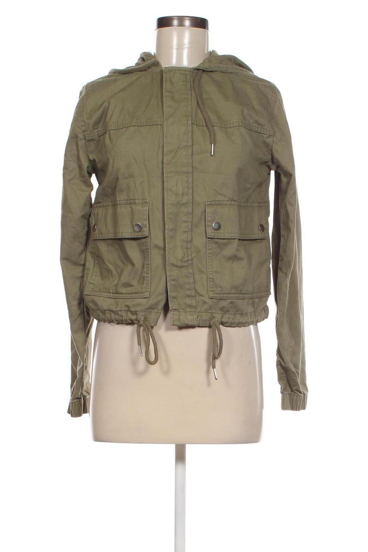 Γυναικείο μπουφάν H&M Divided, Μέγεθος XS, Χρώμα Πράσινο, Τιμή 10,39 €