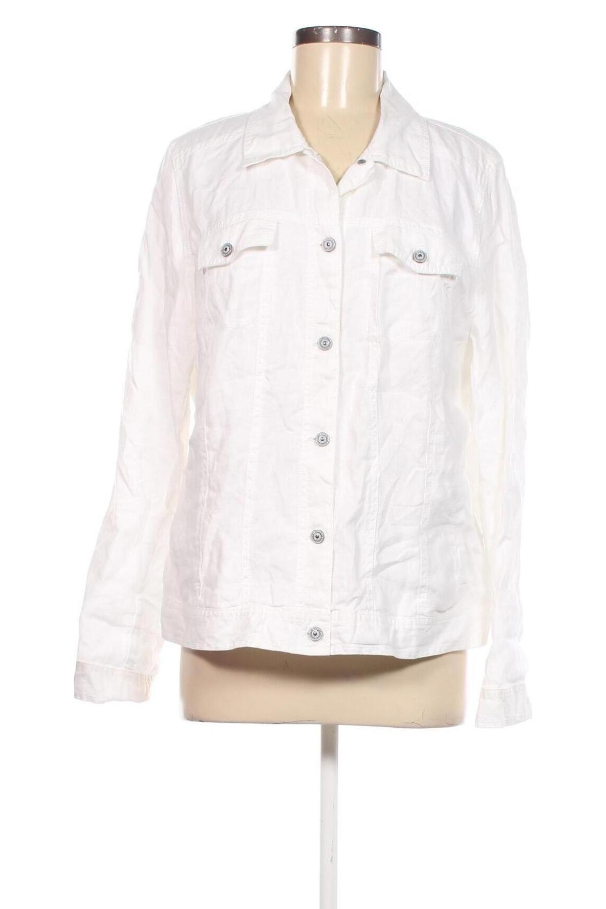 Γυναικείο μπουφάν Olsen, Μέγεθος XL, Χρώμα Λευκό, Τιμή 18,93 €