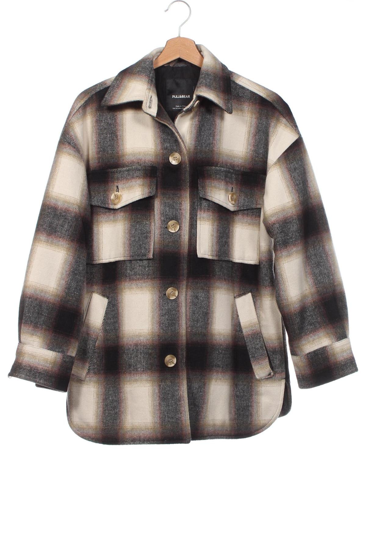 Γυναικείο μπουφάν Pull&Bear, Μέγεθος XS, Χρώμα Πολύχρωμο, Τιμή 20,12 €