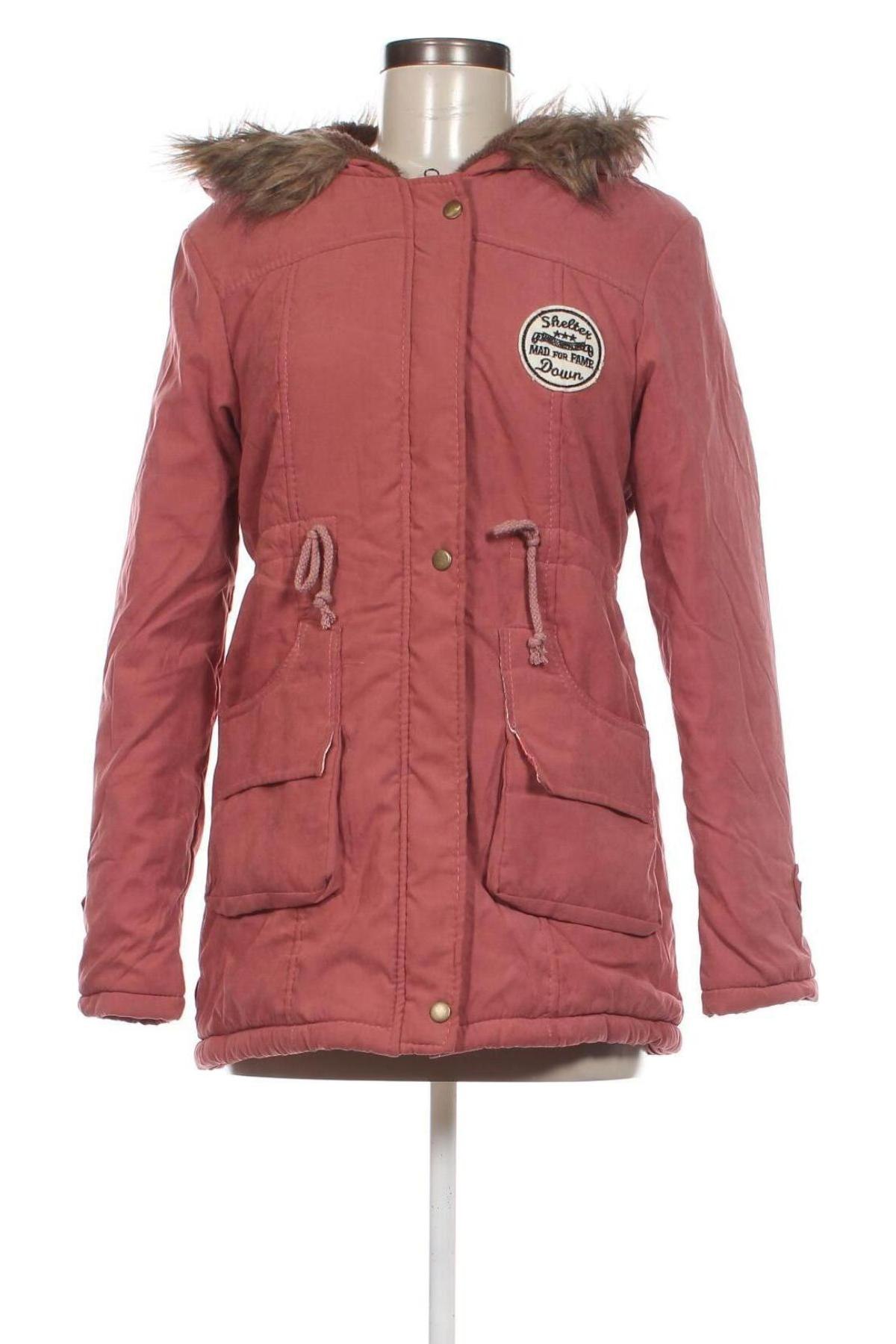 Γυναικείο μπουφάν SHEIN, Μέγεθος S, Χρώμα Ρόζ , Τιμή 17,38 €
