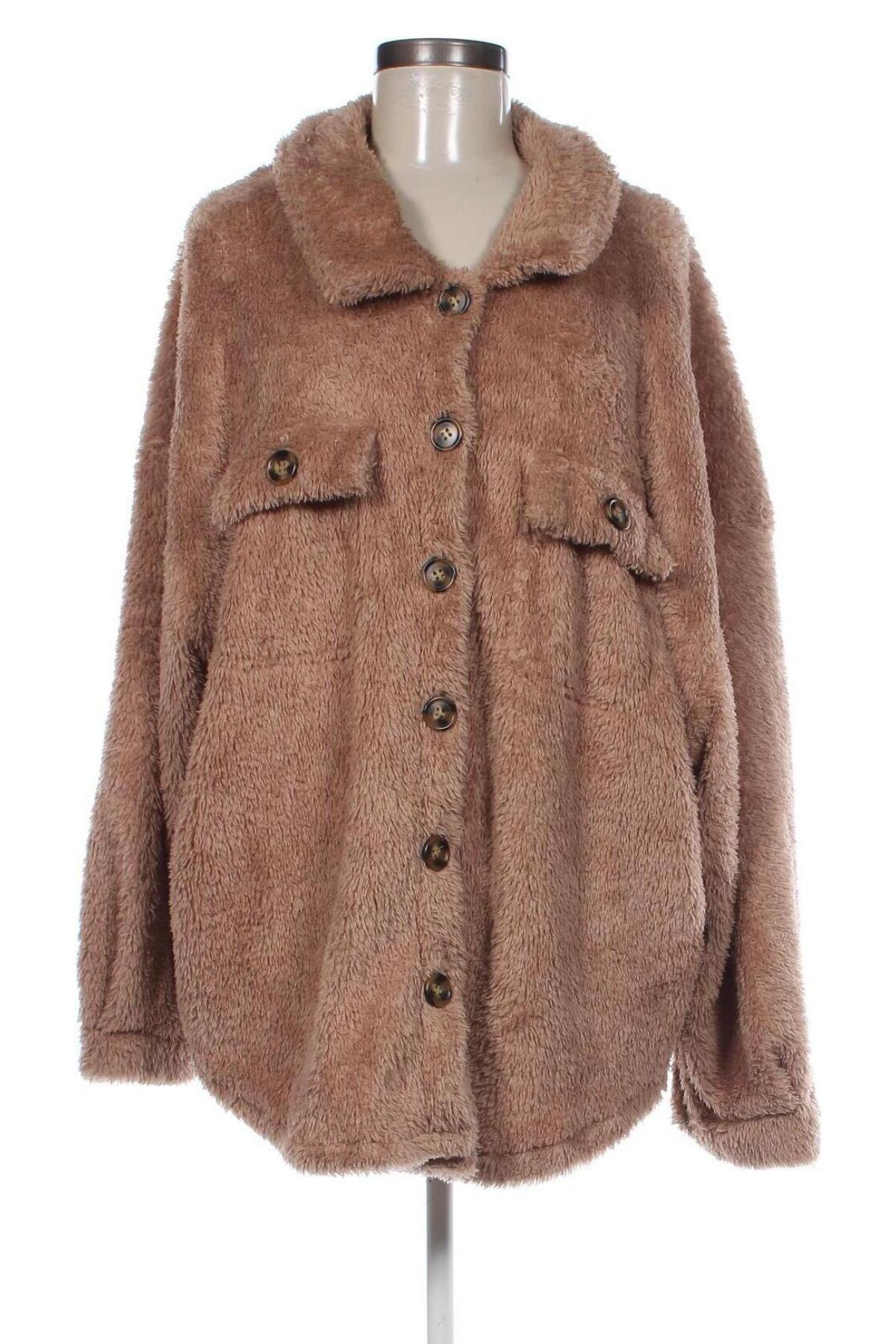 Damenjacke SHEIN, Größe 3XL, Farbe Beige, Preis € 31,73