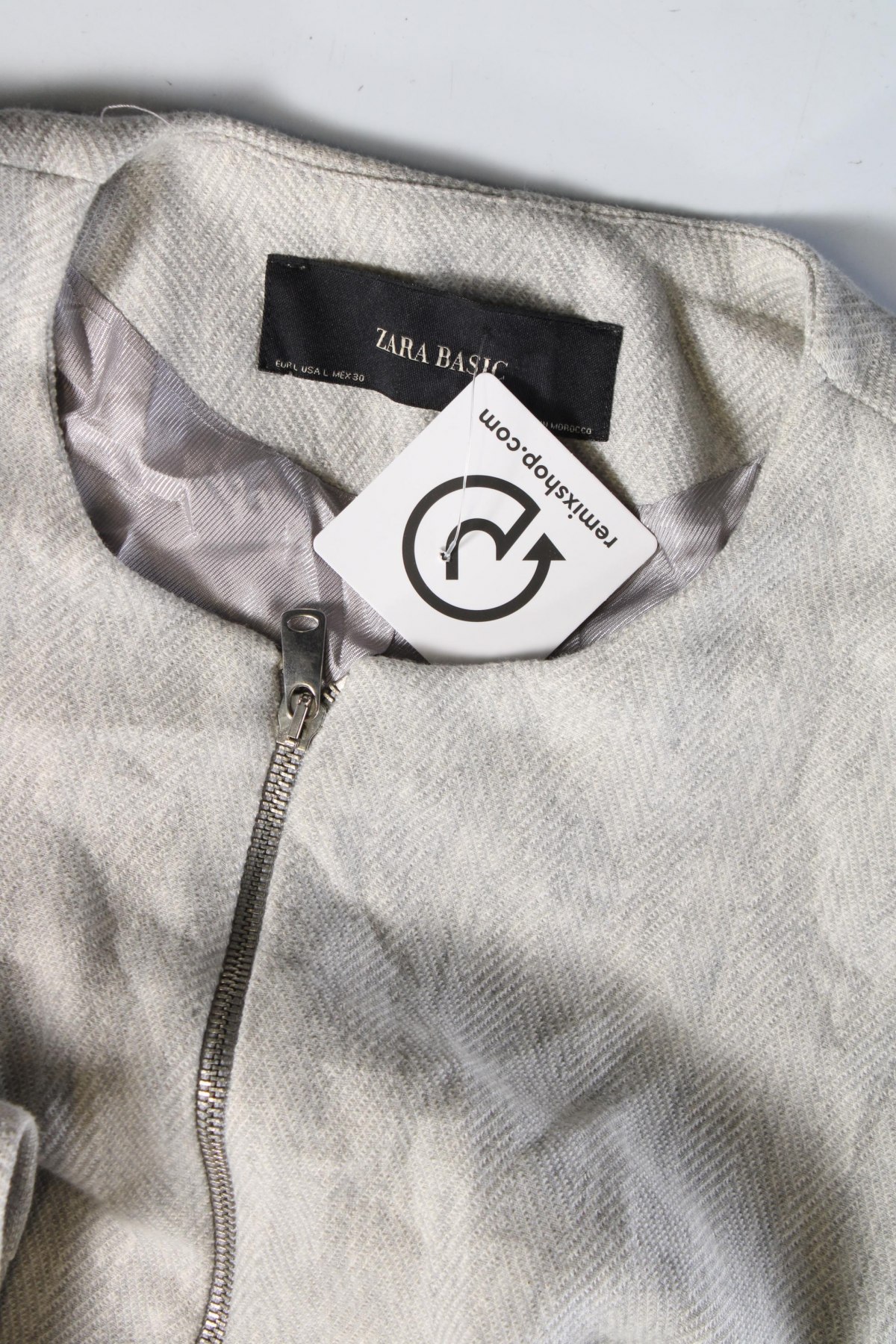 Damenjacke Zara, Größe L, Farbe Grau, Preis 15,03 €