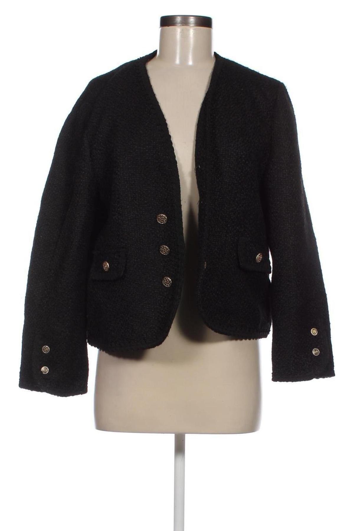 Damenjacke Zara, Größe XL, Farbe Schwarz, Preis 18,37 €