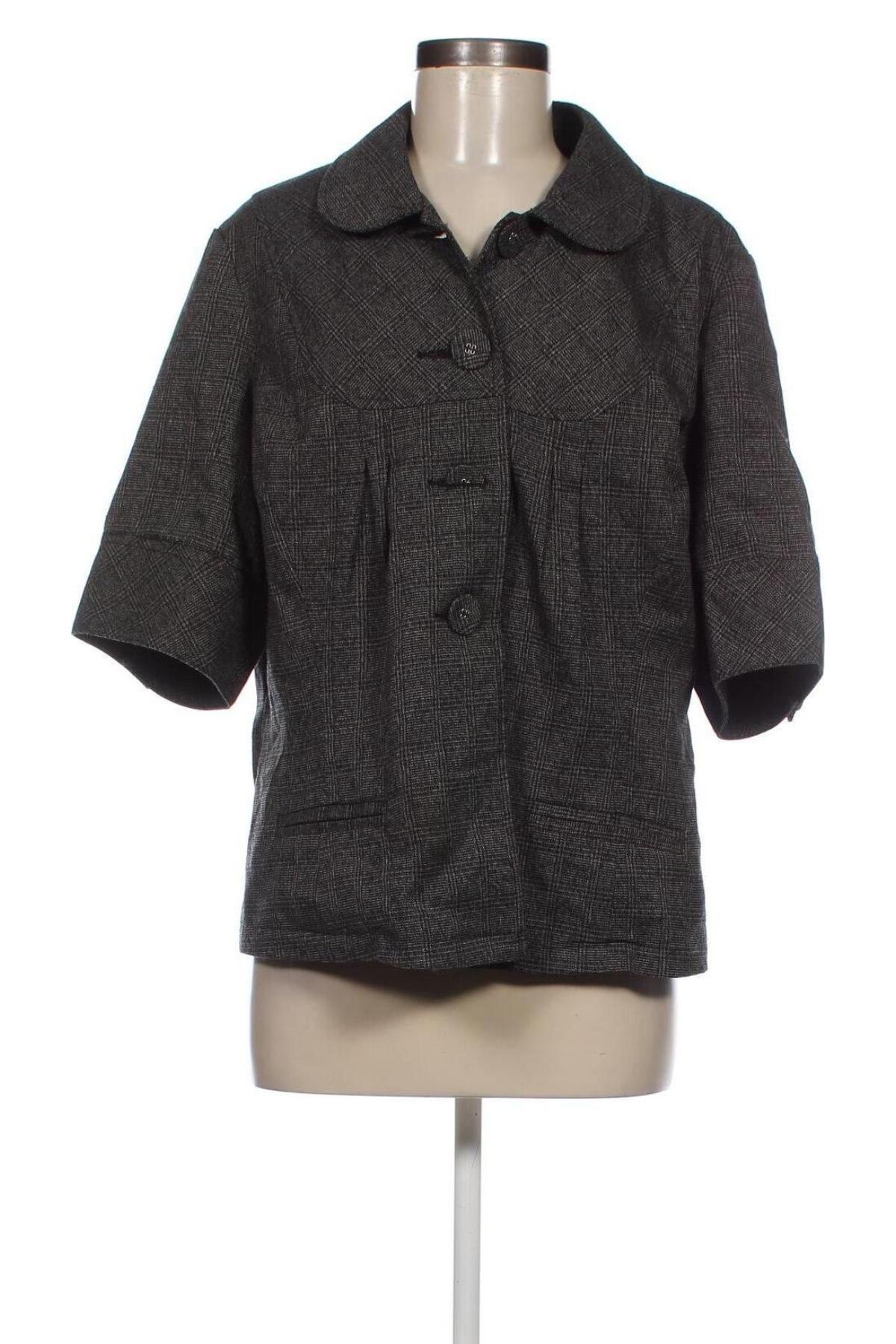 Γυναικείο μπουφάν Zhenzi, Μέγεθος XL, Χρώμα Γκρί, Τιμή 16,33 €
