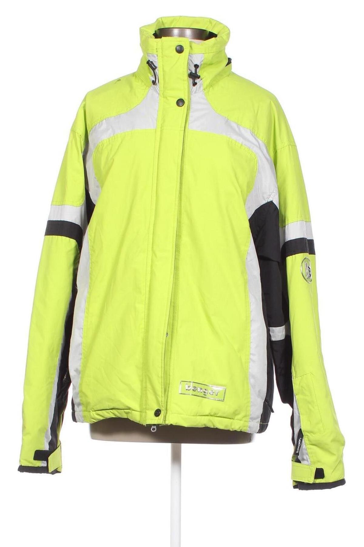 Γυναίκειο μπουφάν για χειμερινά σπορ Benger, Μέγεθος XL, Χρώμα Πράσινο, Τιμή 34,52 €
